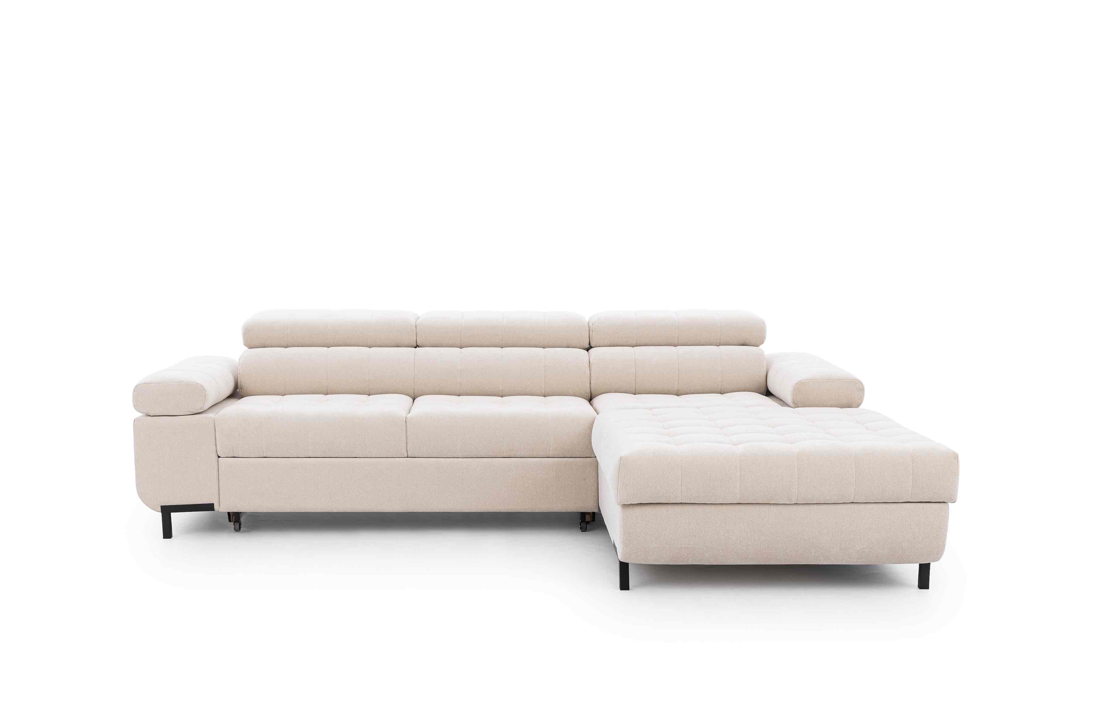 Ecksofa mit Schlaffunktion & Bettkasten Romeo mini