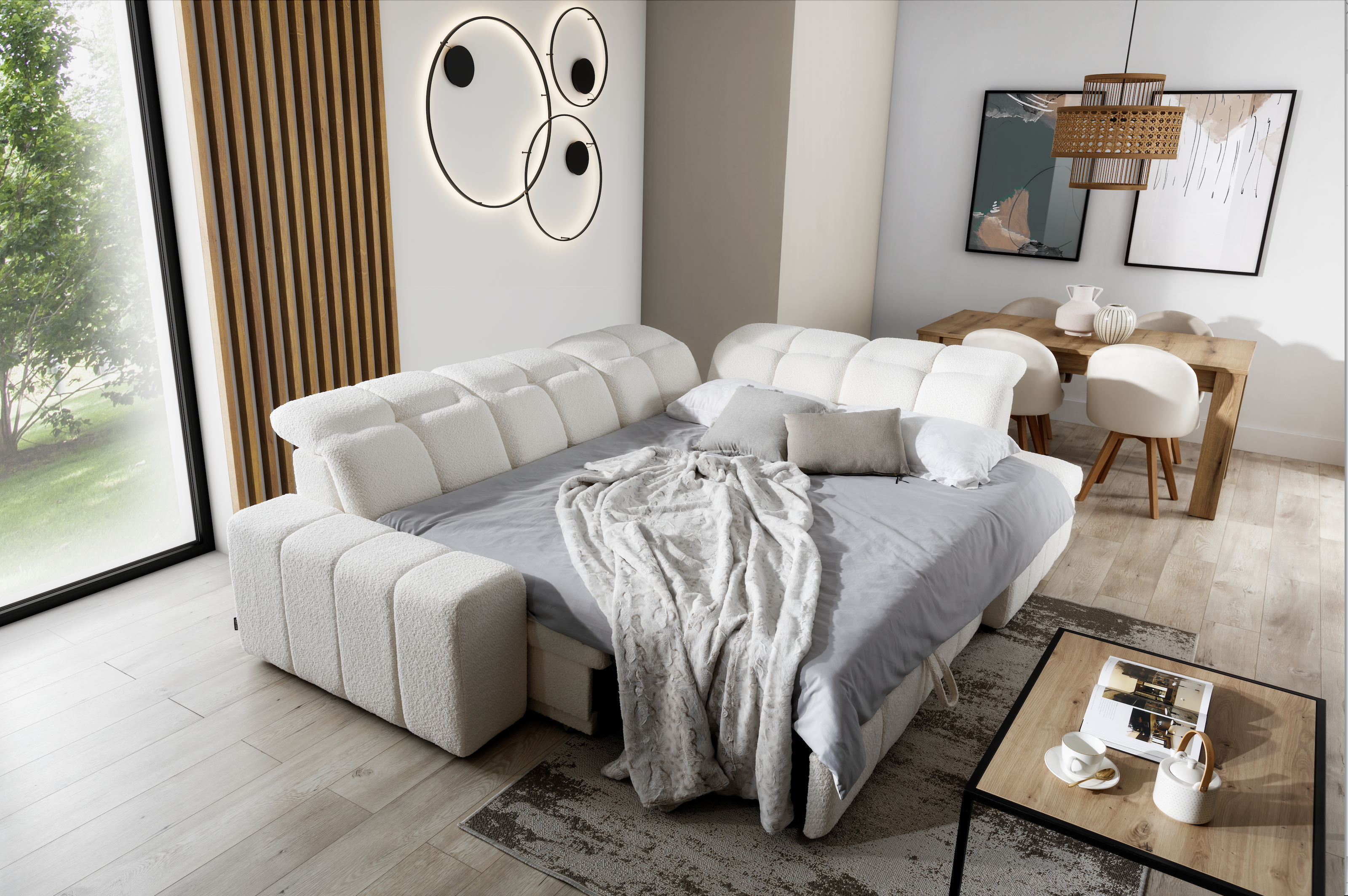 Eckschlafsofa mit Elektrik Magnelio & Bettkasten Eckschlafsofa mit Elektrik Magnelio & Bettkasten