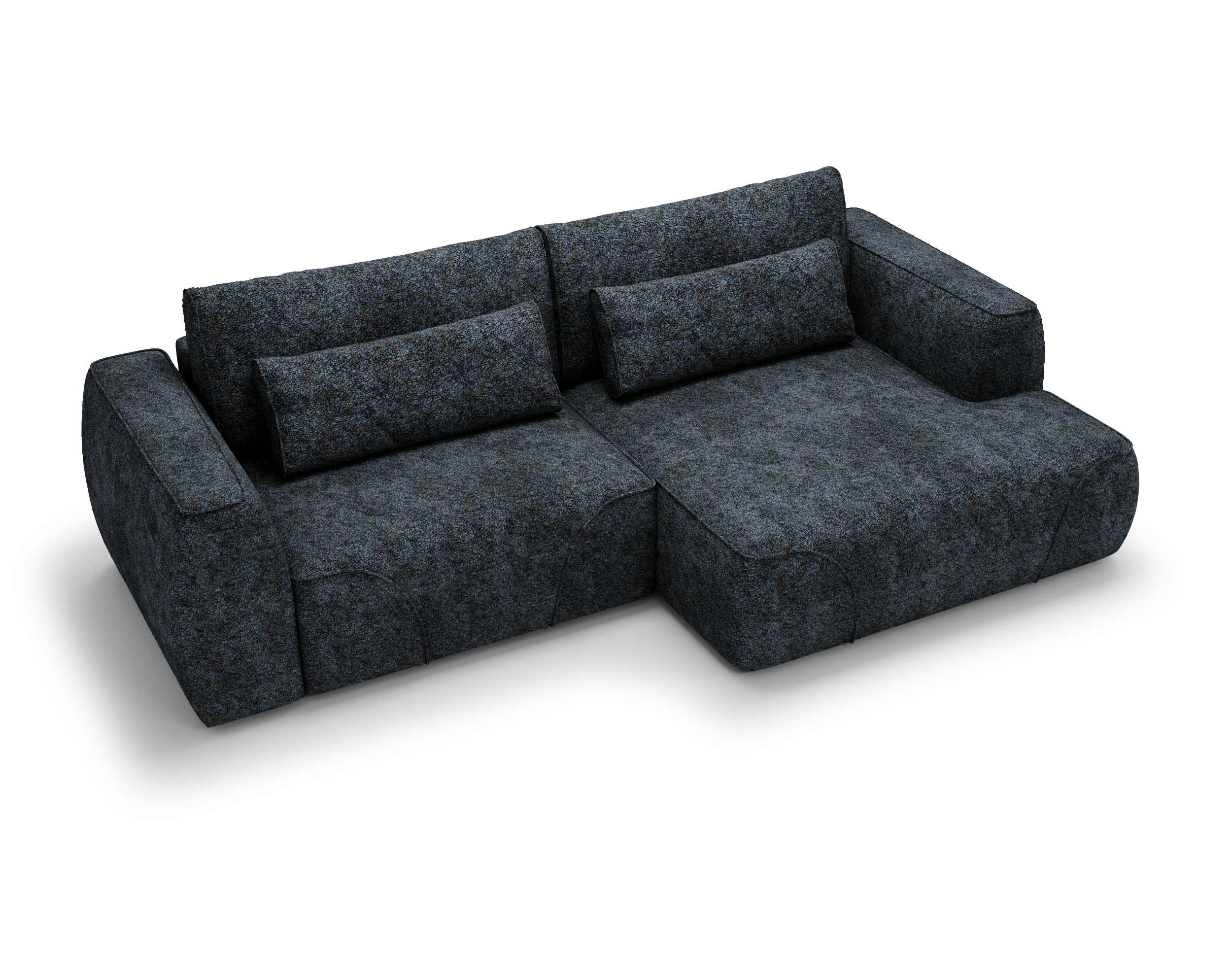 Ecksofa mit Schlaffunktion & Bettkasten Polaris