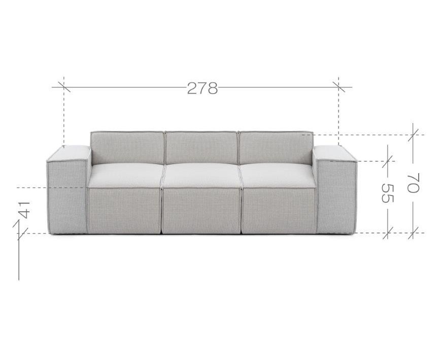 Sofa 3-Sitzer Moda 1 masse