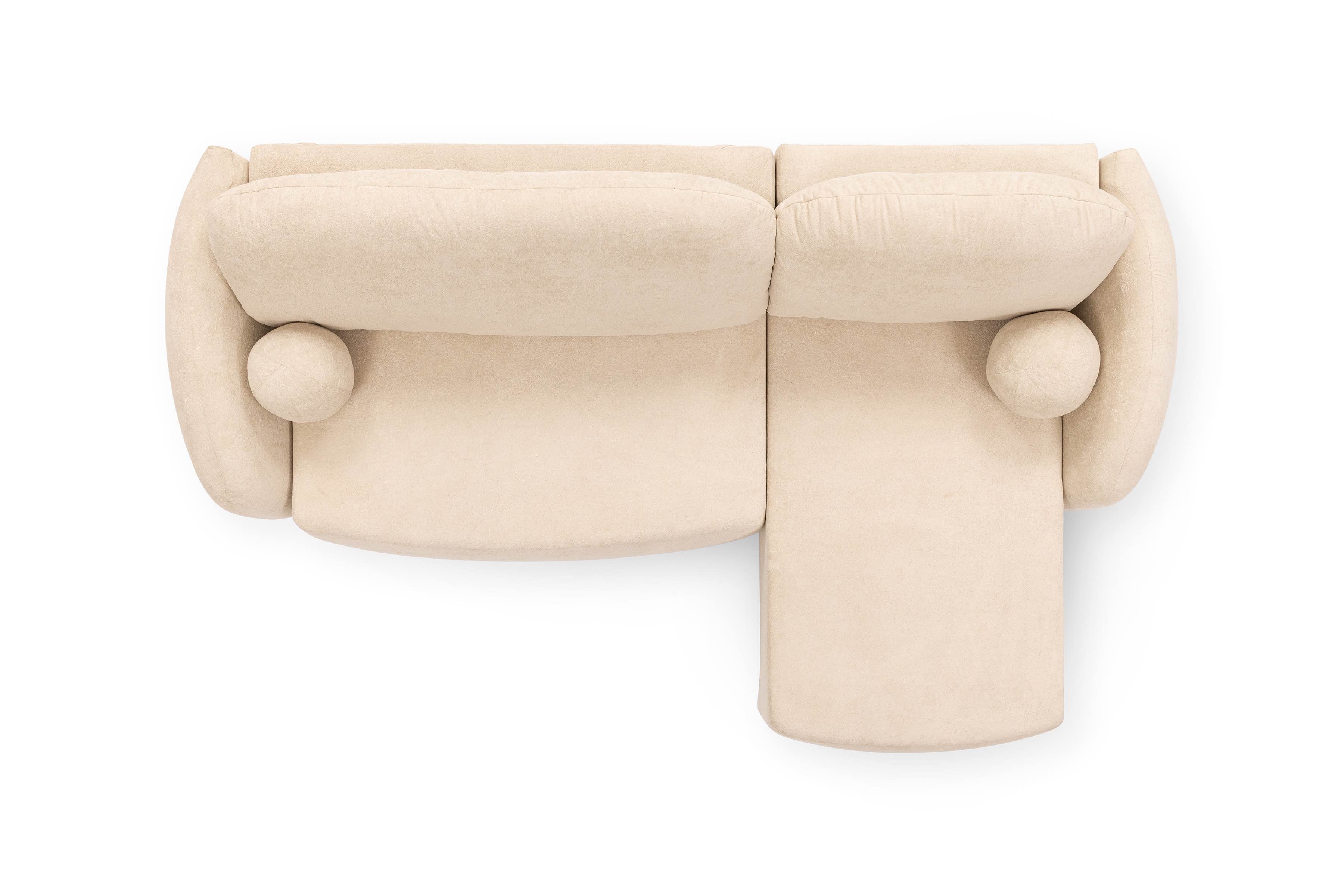 Ecksofa mit Schlaffunktion & Bettkasten Safran Ecksofa mit Schlaffunktion & Bettkasten Safran