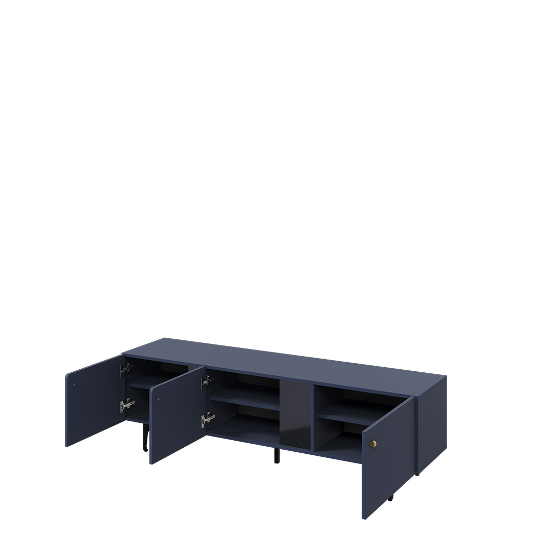 TV-Schrank blau