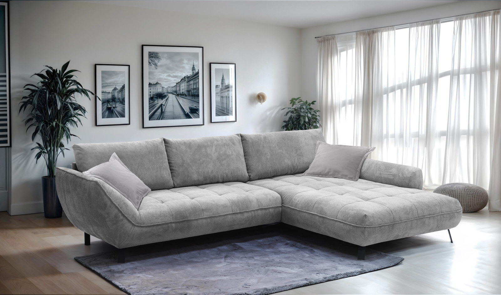  Sofa L-Form Biarritz
