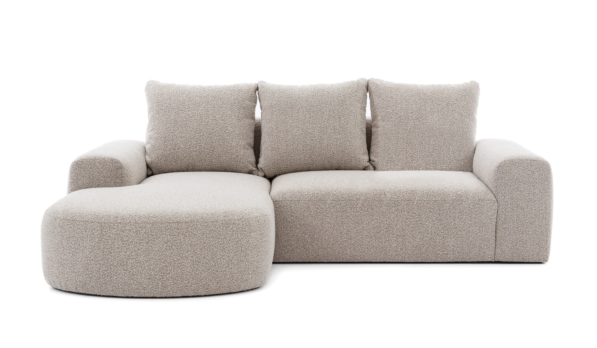Sofa L-Form modern Art beige 