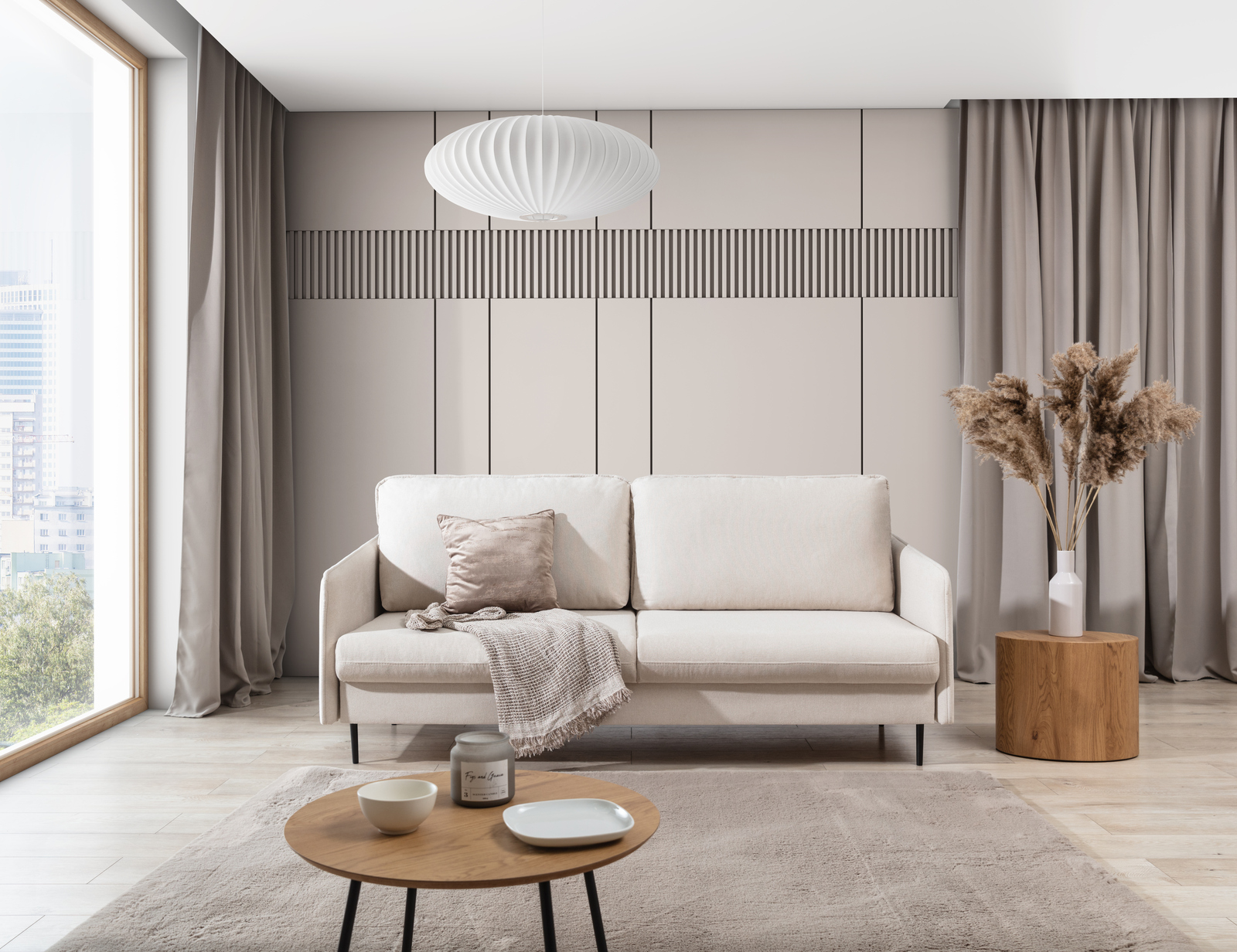 Schlafsofa mit Bettkasten Taila