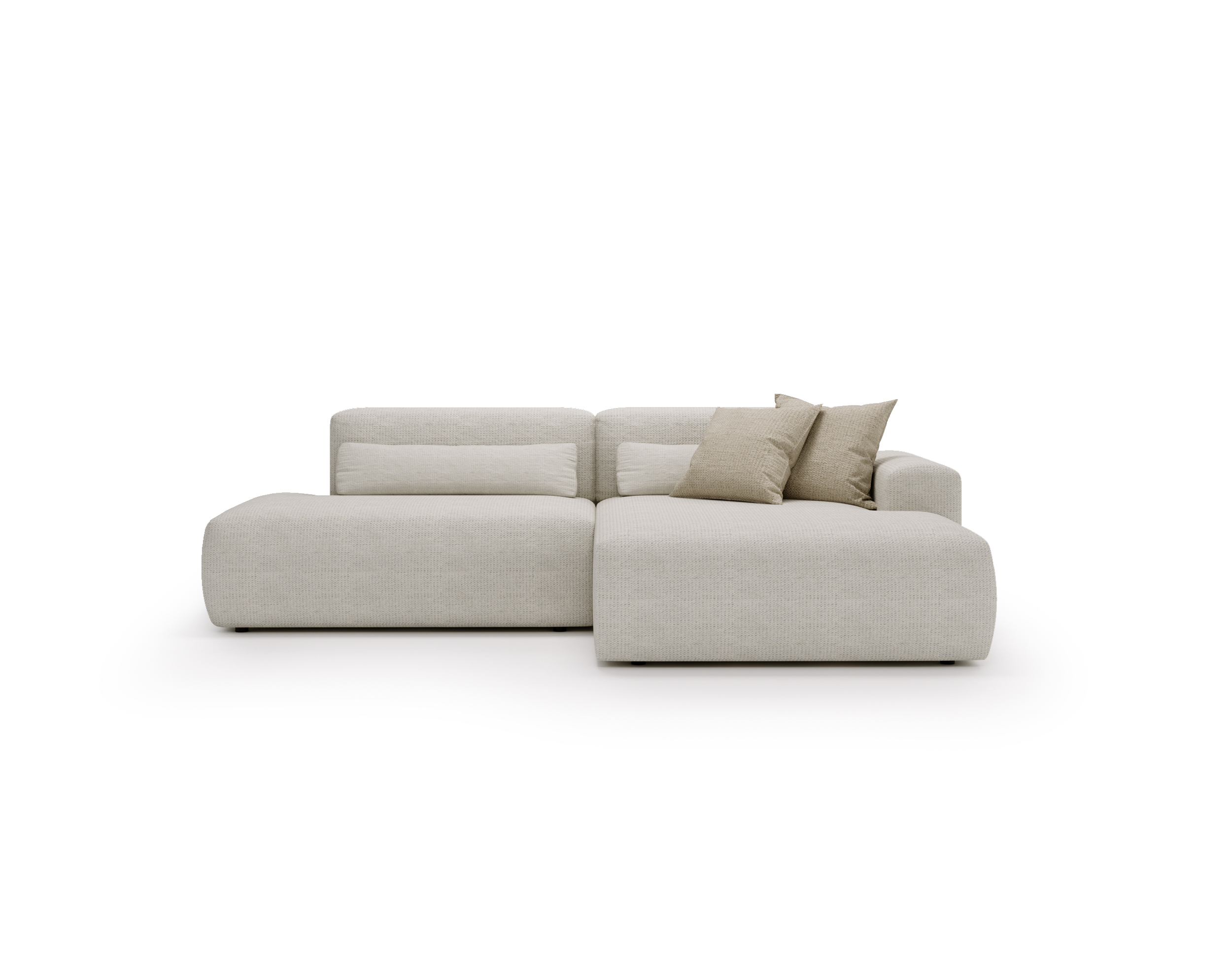 Ecksofa mit Schlaffunktion & Bettkasten Reve