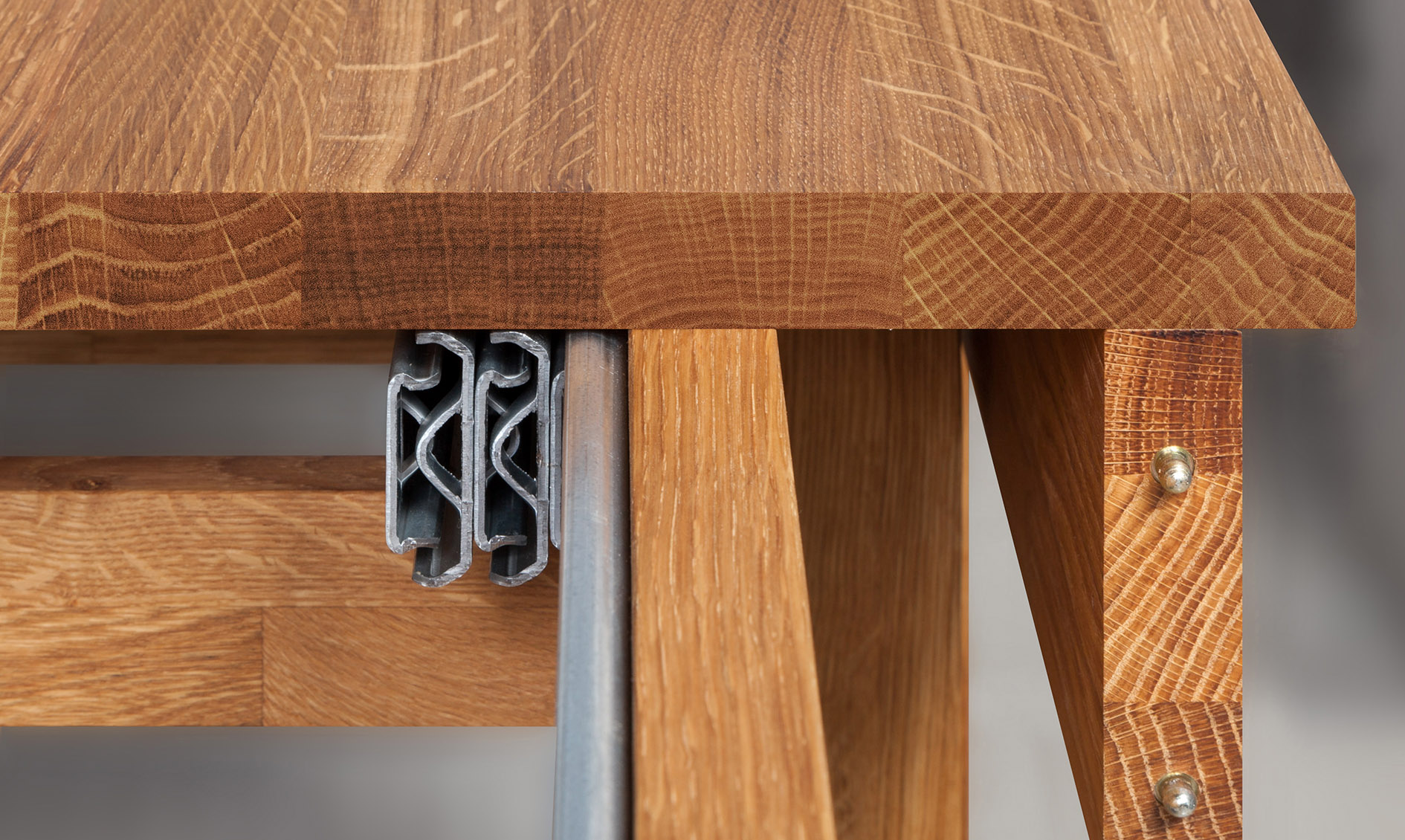 Massivholz Esstisch ausziehbar Vinci XL