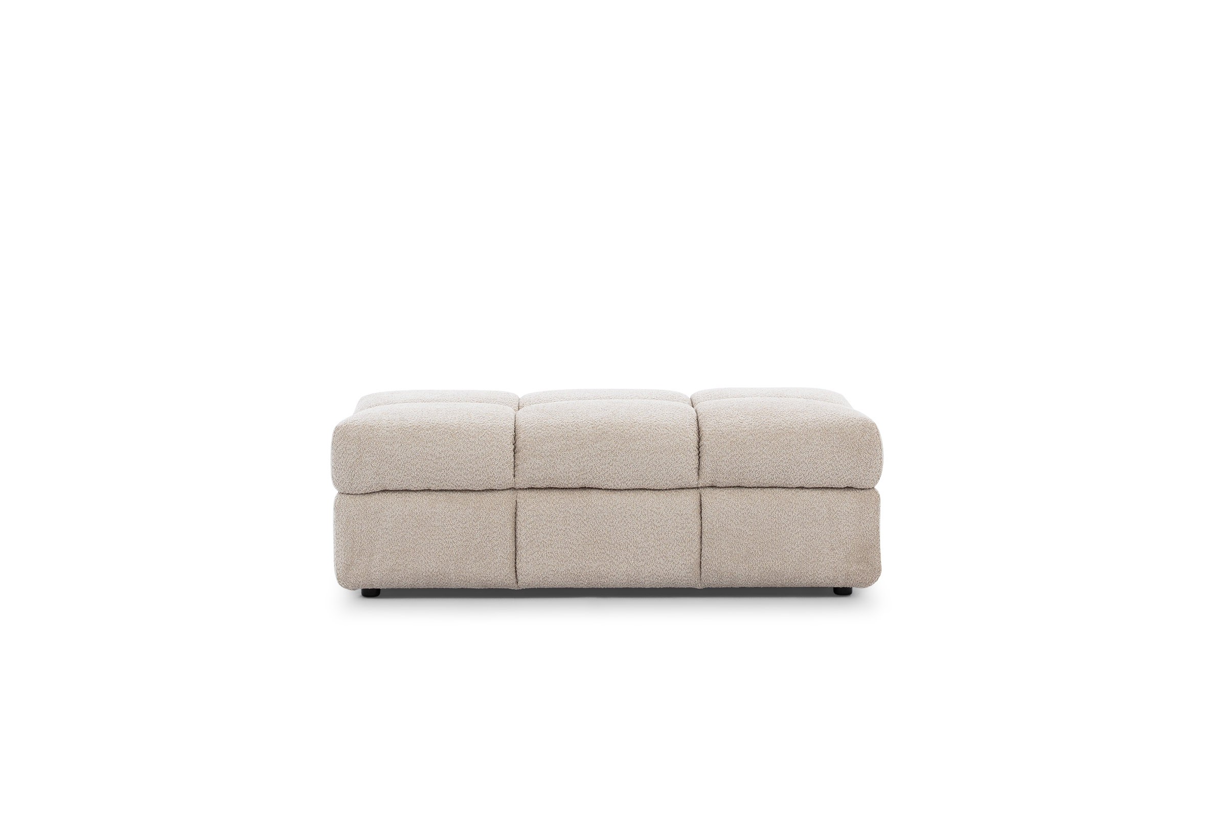 polsterhocker beige