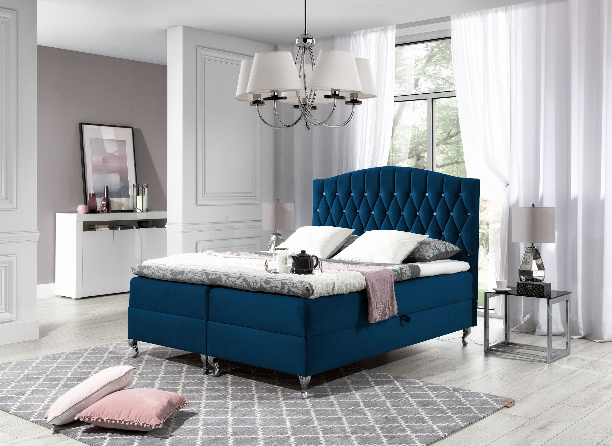 Boxspringbett mit Bettkasten Rico