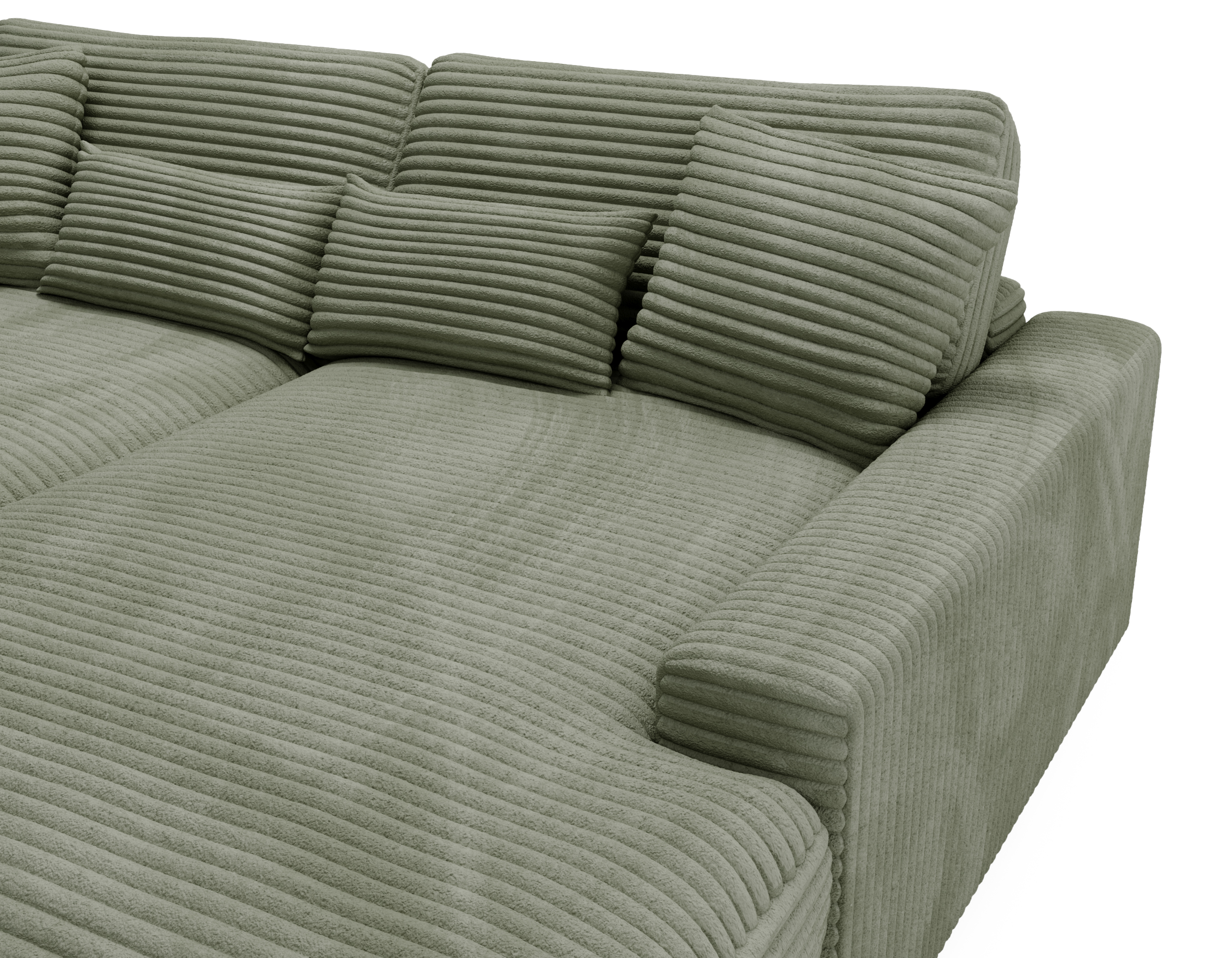 Bigsofa CORD GRÜN Happy Bigsofa CORD GRÜN Happy
