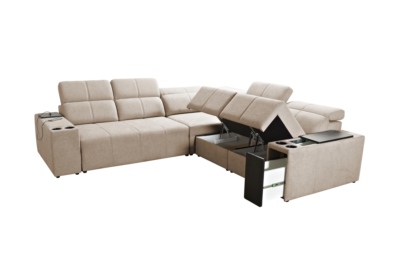 Ecksofa mit Relaxfunktion Lagos LUX