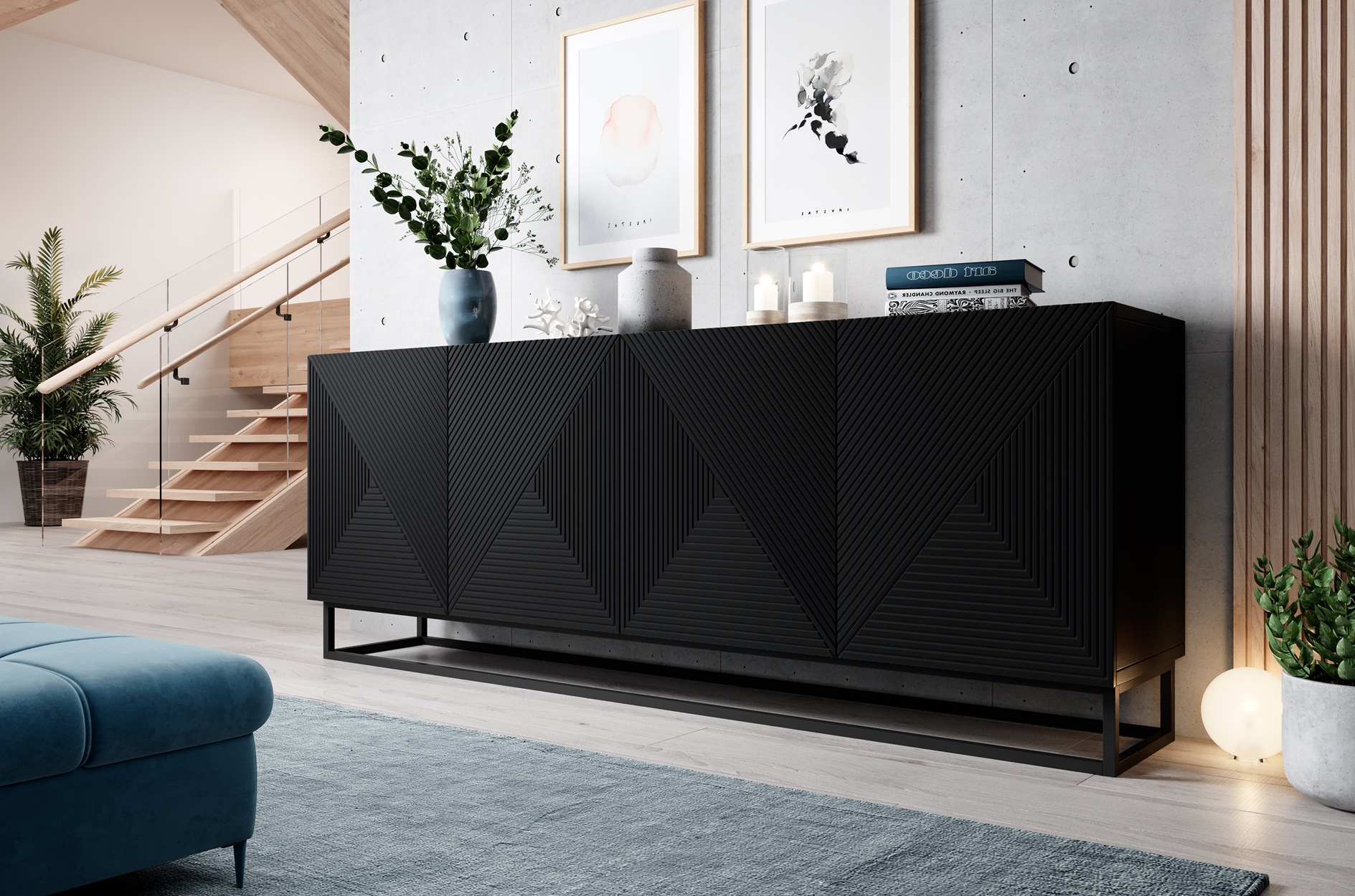 Sideboard schwarz