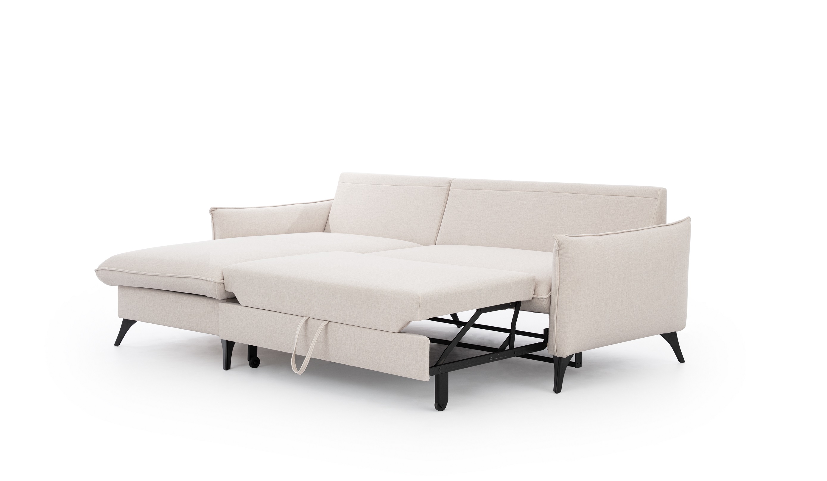 Ecksofa beige mit bettkasten schlaffunktion