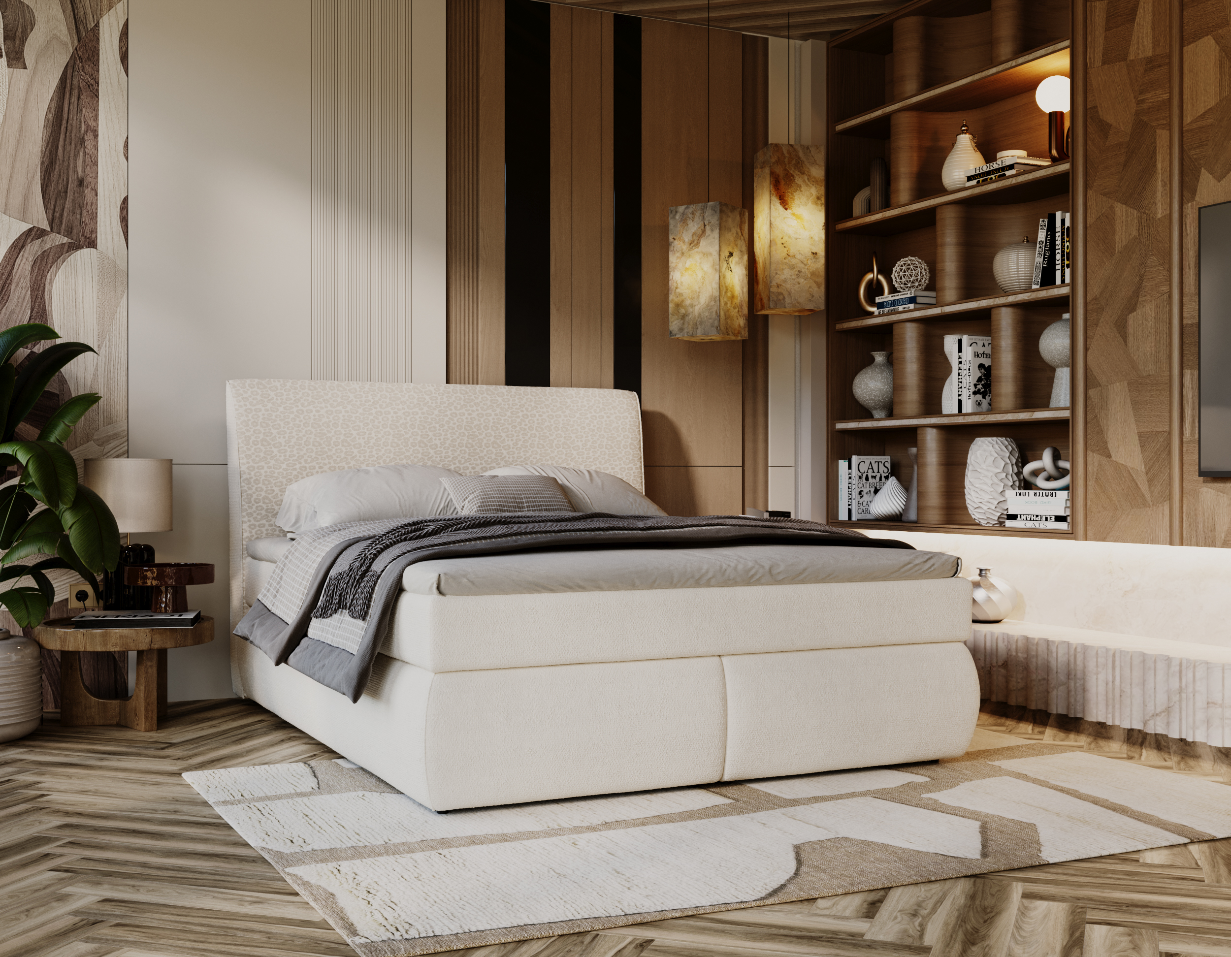 Boxspringbett 160x200 Amare mit Taschenfederkern Boxspringbett 160x200 Amare mit Taschenfederkern