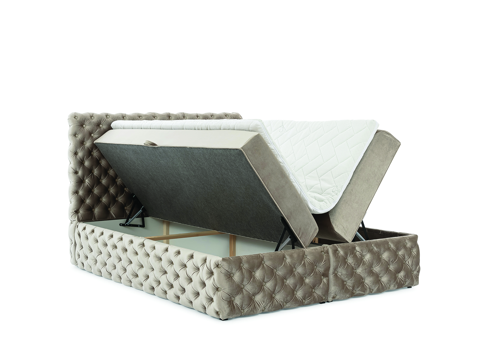 Boxspringbett 200x200 Alberto