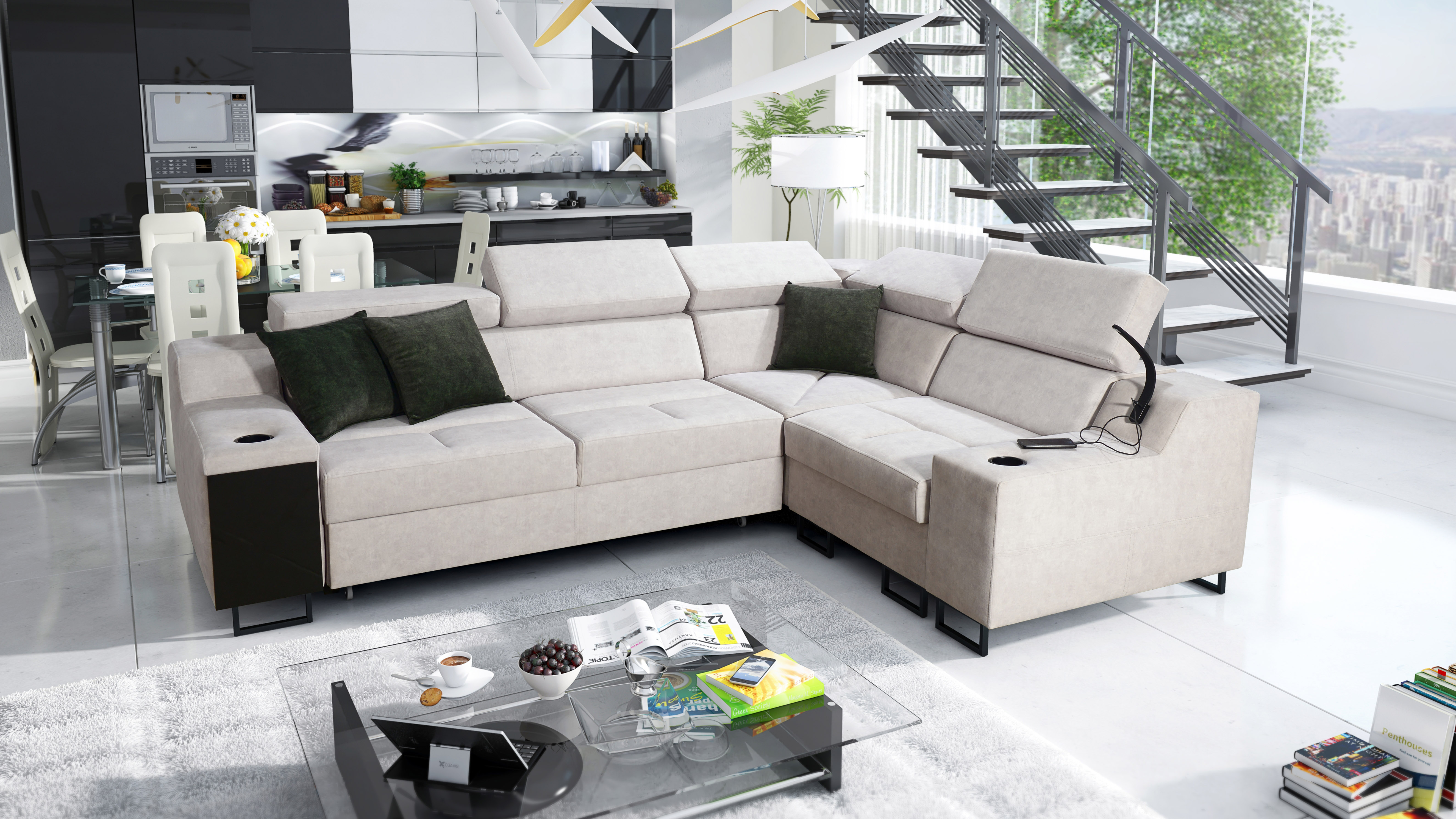 Eckschlafsofa Alicante 