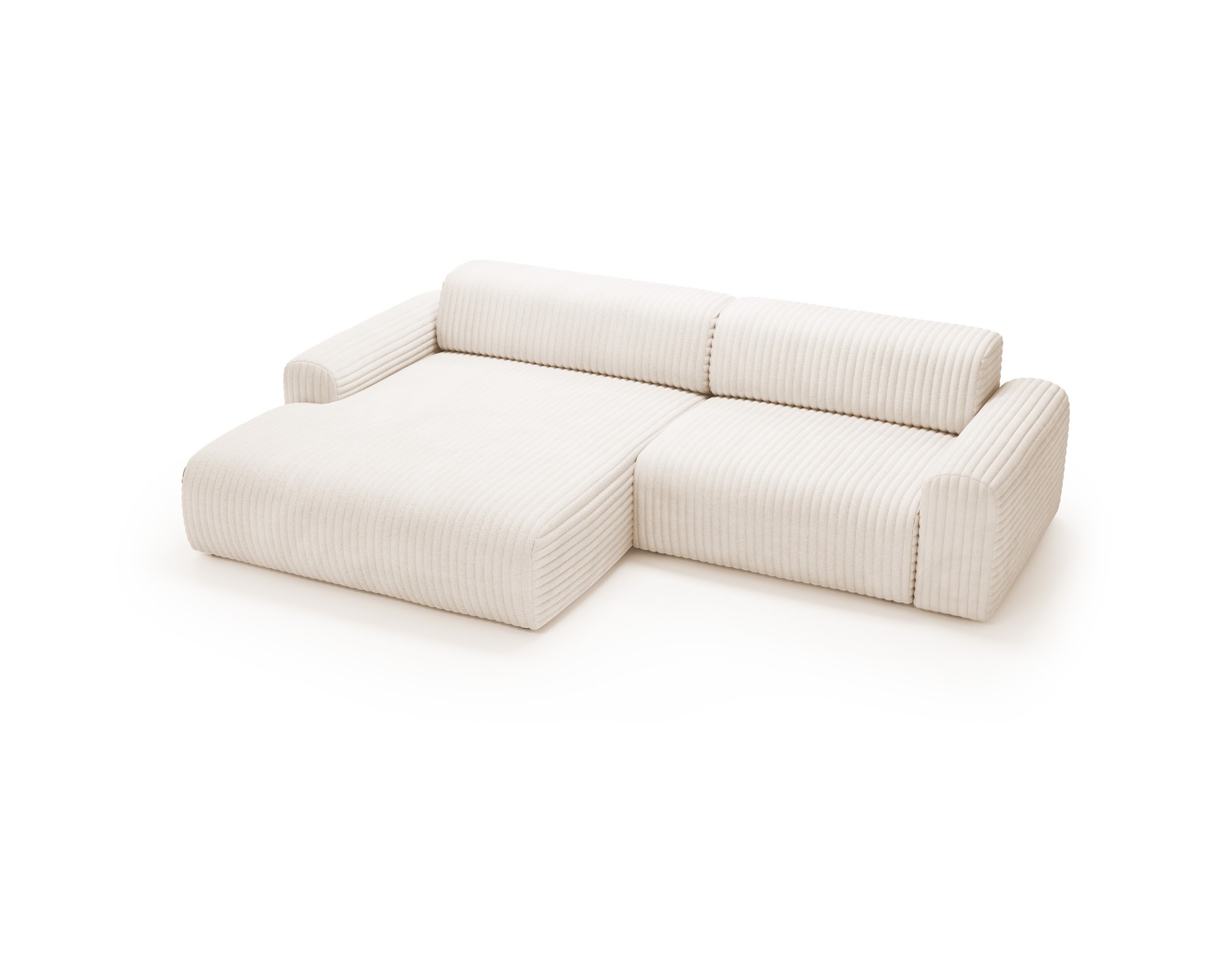 Ecksofa Cord Beige Valoris Ecksofa Cord Beige Valoris
