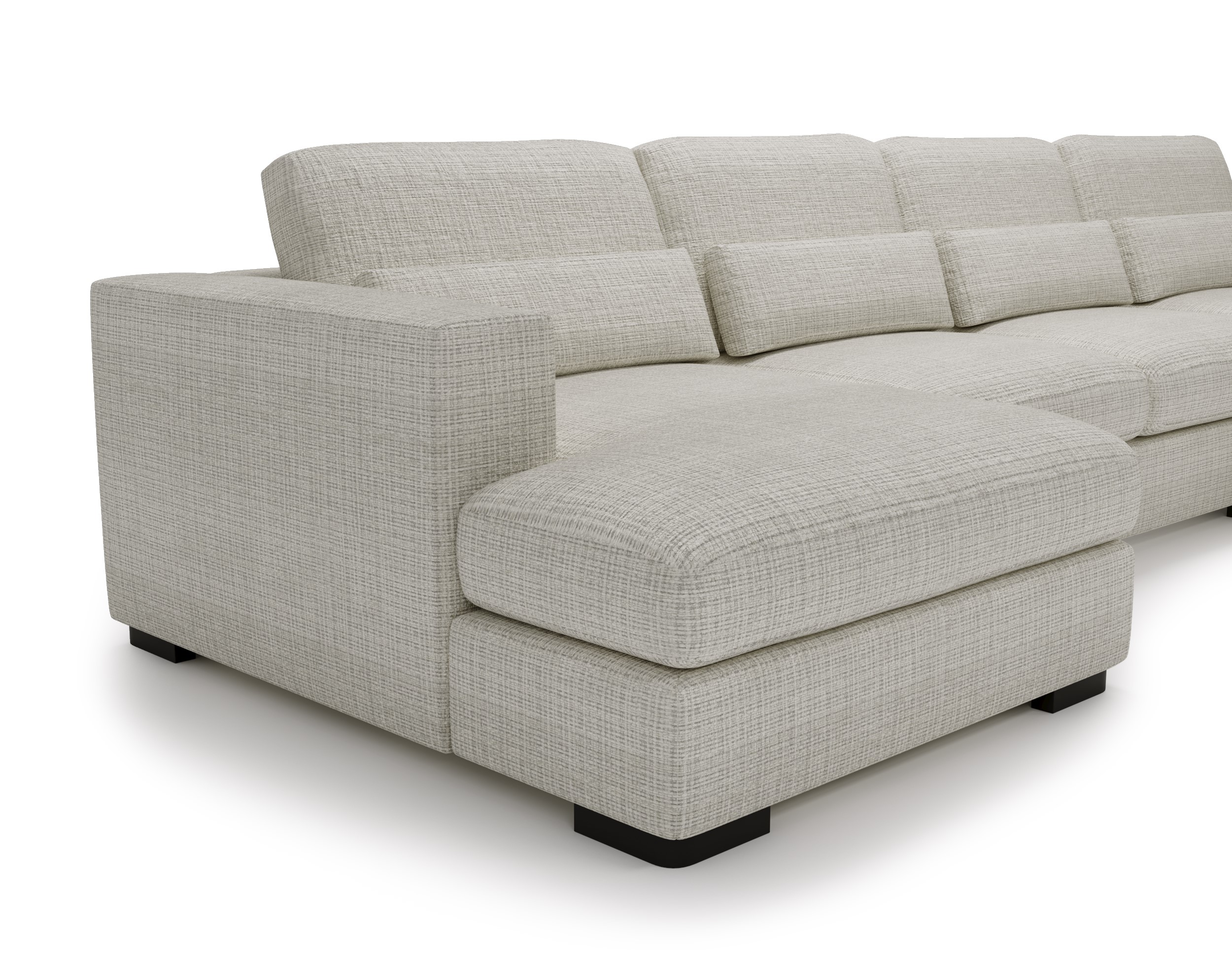 U-Sofa mit Schlaffunktion & Bettkasten Nova