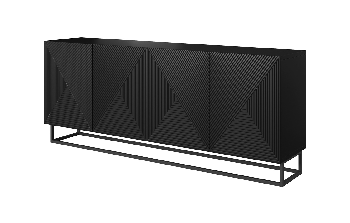 Sideboard schwarz Asha 200