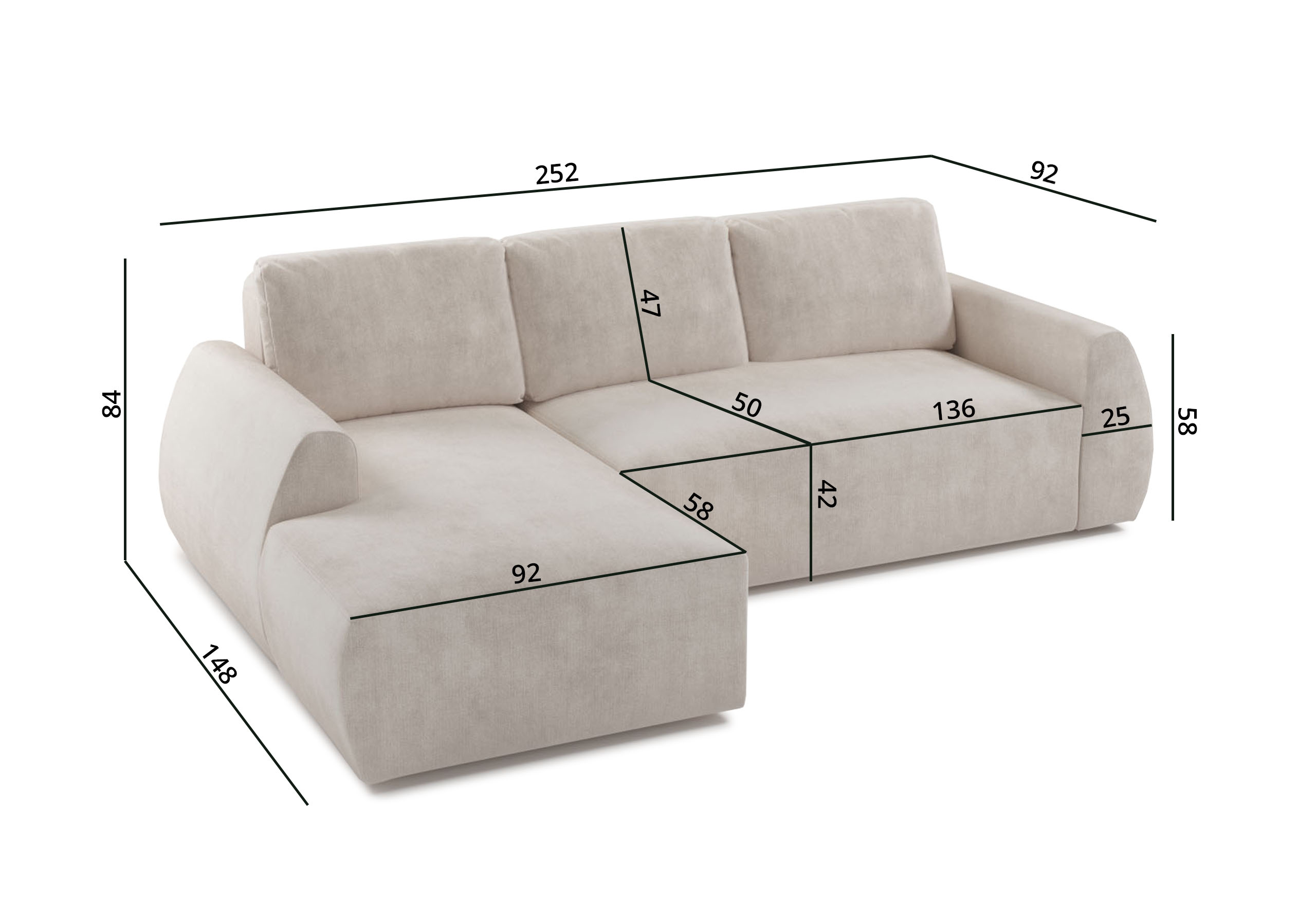 Eckschlafsofa Colin Eckschlafsofa Colin