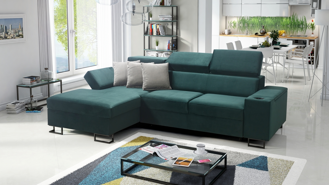 Eckschlafsofa Giovanna mini