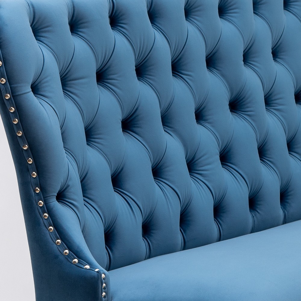 Sitzbänk Chesterfield Madame samt blau