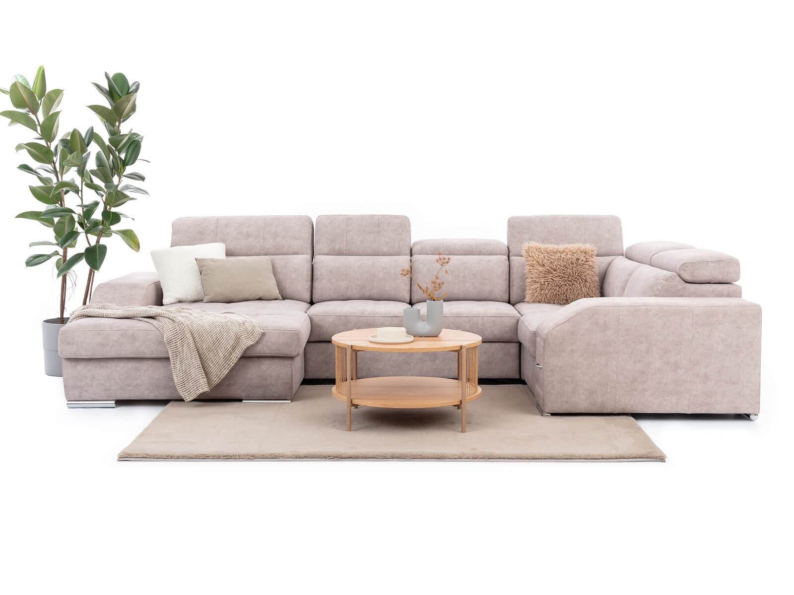 Wohnlandschaft mit Schlaffunktion & Bettkasten Tulon Wohnlandschaft mit Schlaffunktion & Bettkasten Tulon