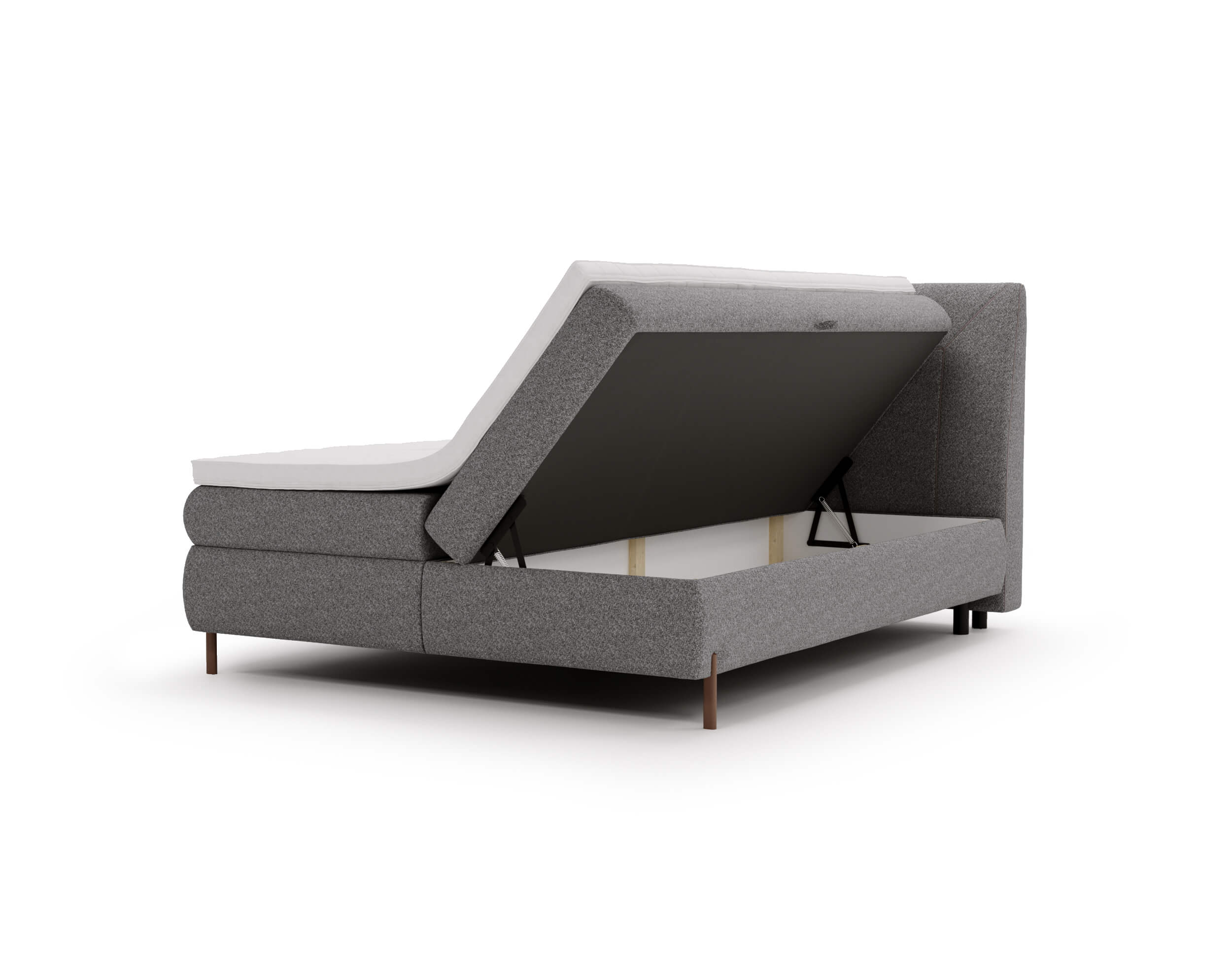 Boxspringbett mit Bettkasten Evia 180x200 Boxspringbett mit Bettkasten Evia 180x200