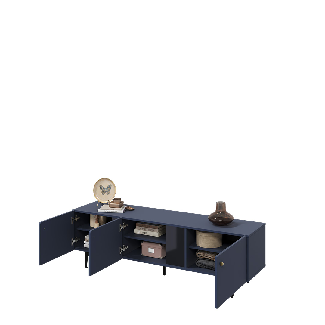 TV-Schrank blau