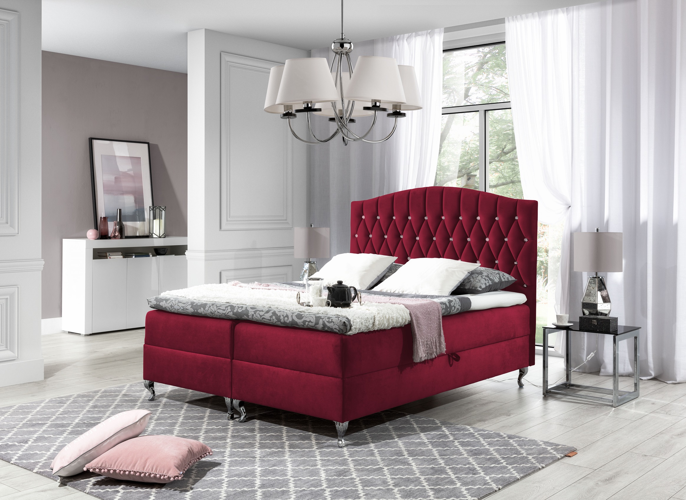 Boxspringbett mit Bettkasten Rico