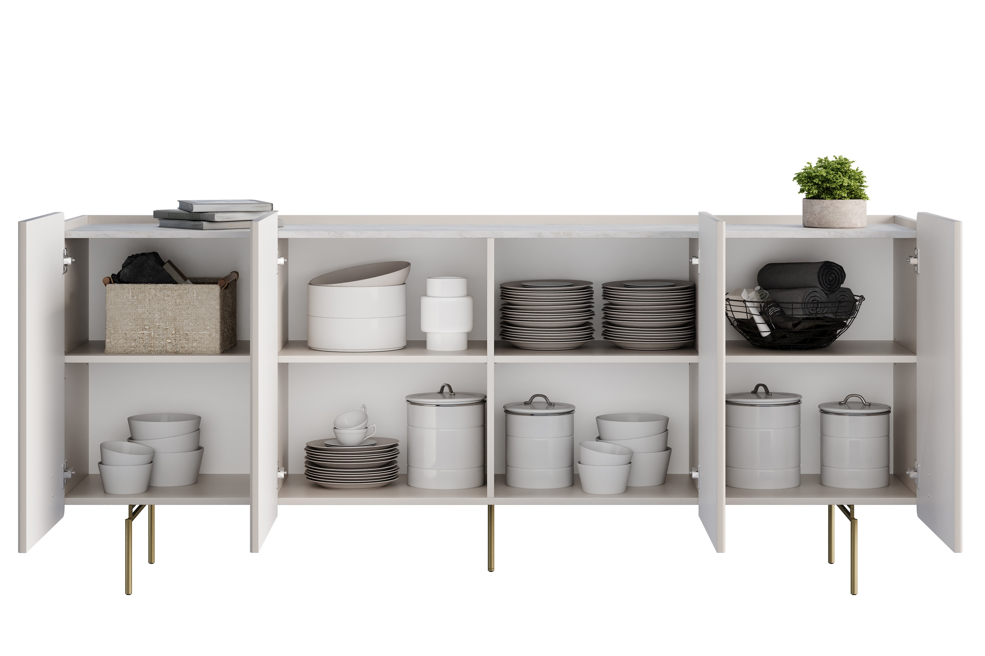 Kommode beige Malmi 200