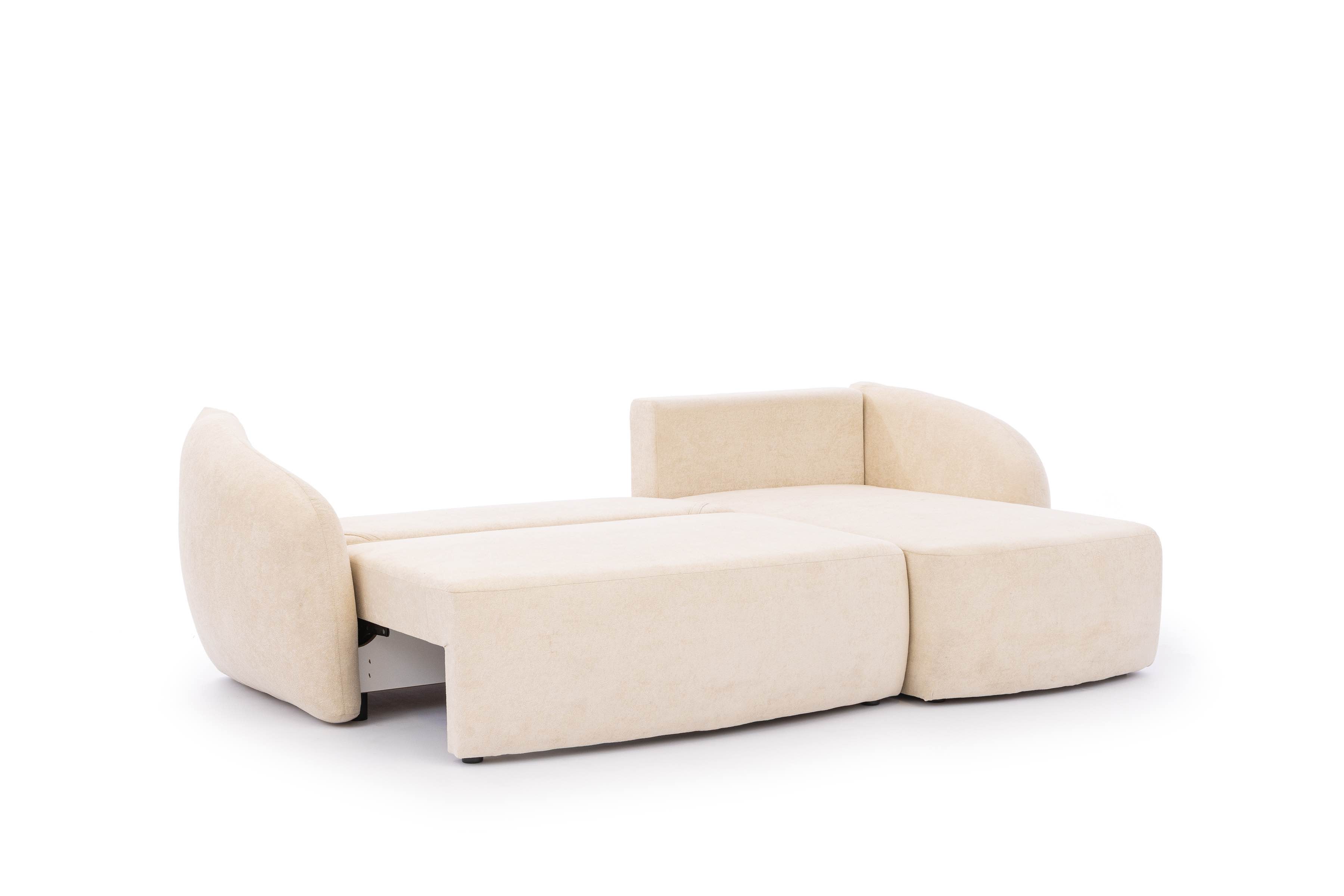 Ecksofa mit Schlaffunktion & Bettkasten Safran Ecksofa mit Schlaffunktion & Bettkasten Safran