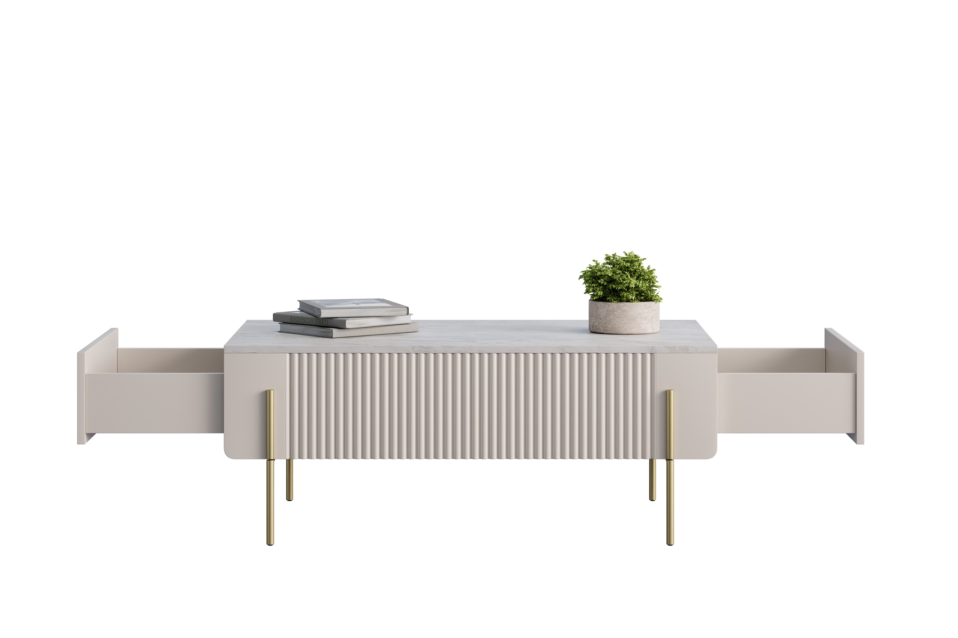 Couchtisch Beige Malmi