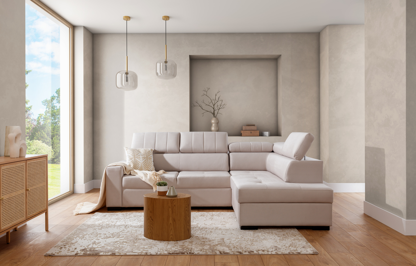 Ecksofa mit Schlaffunktion & Bettkasten MODENO Ecksofa mit Schlaffunktion & Bettkasten MODENO