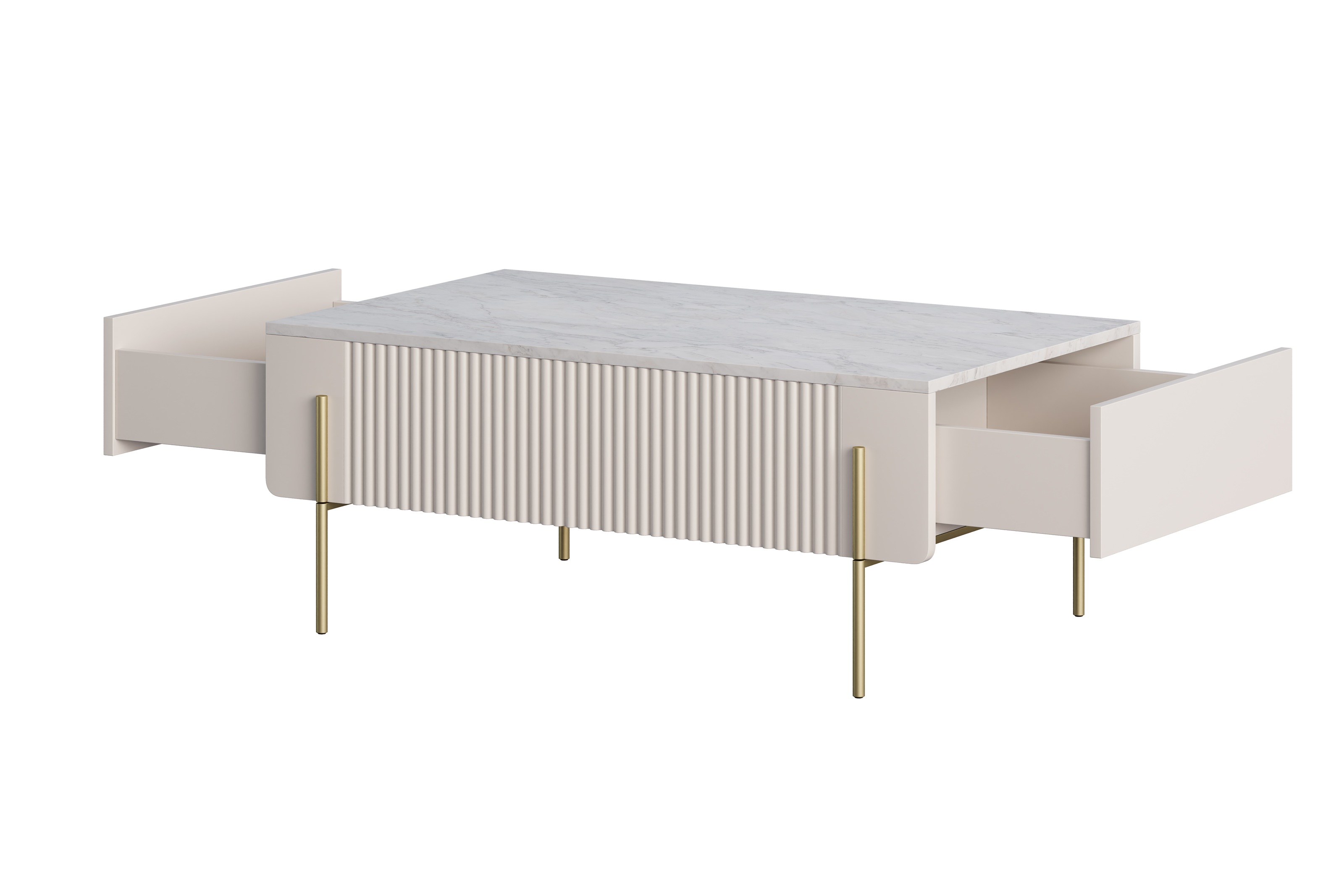 Couchtisch Beige Malmi
