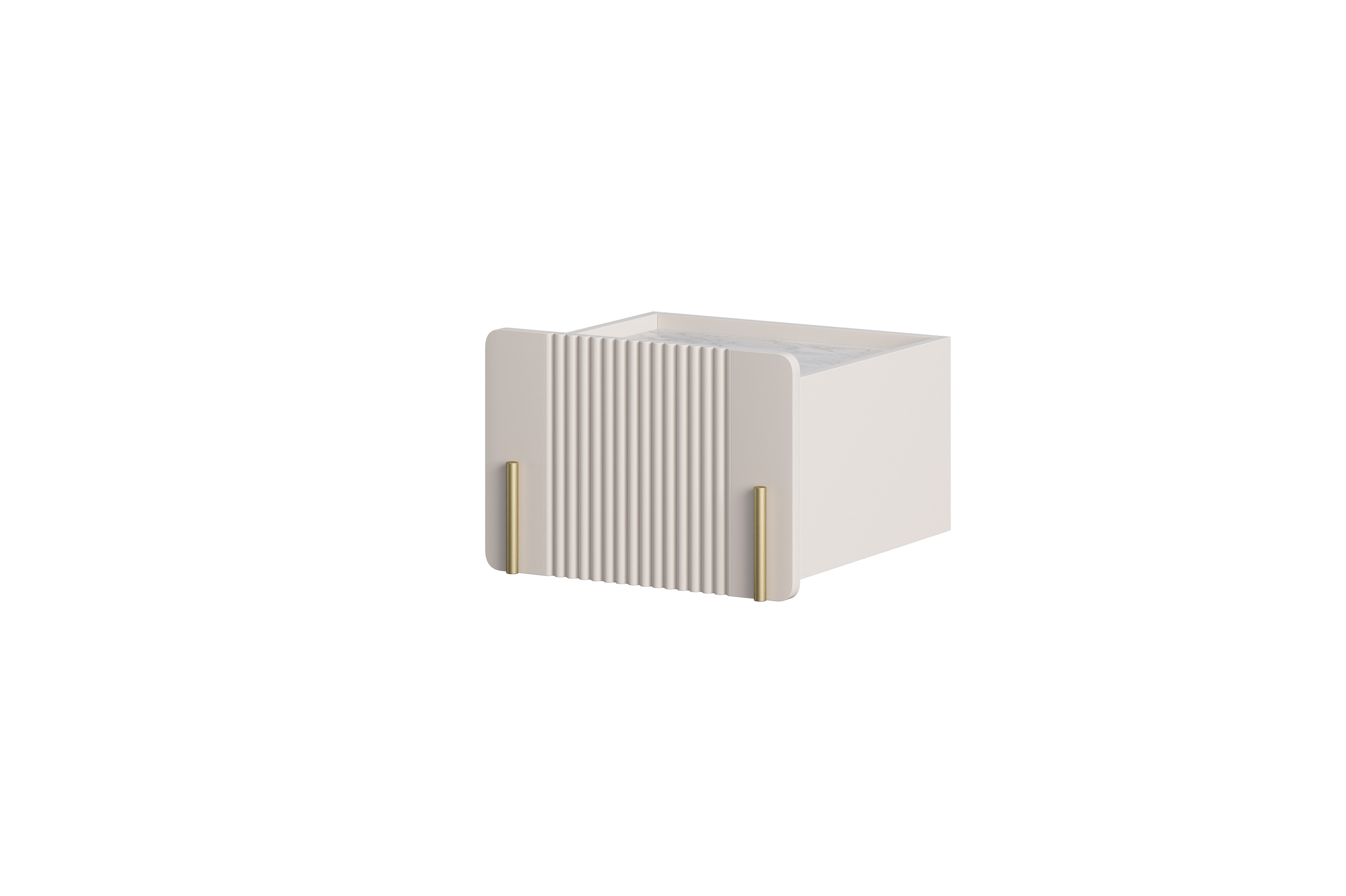 Nachtschrank hängend beige