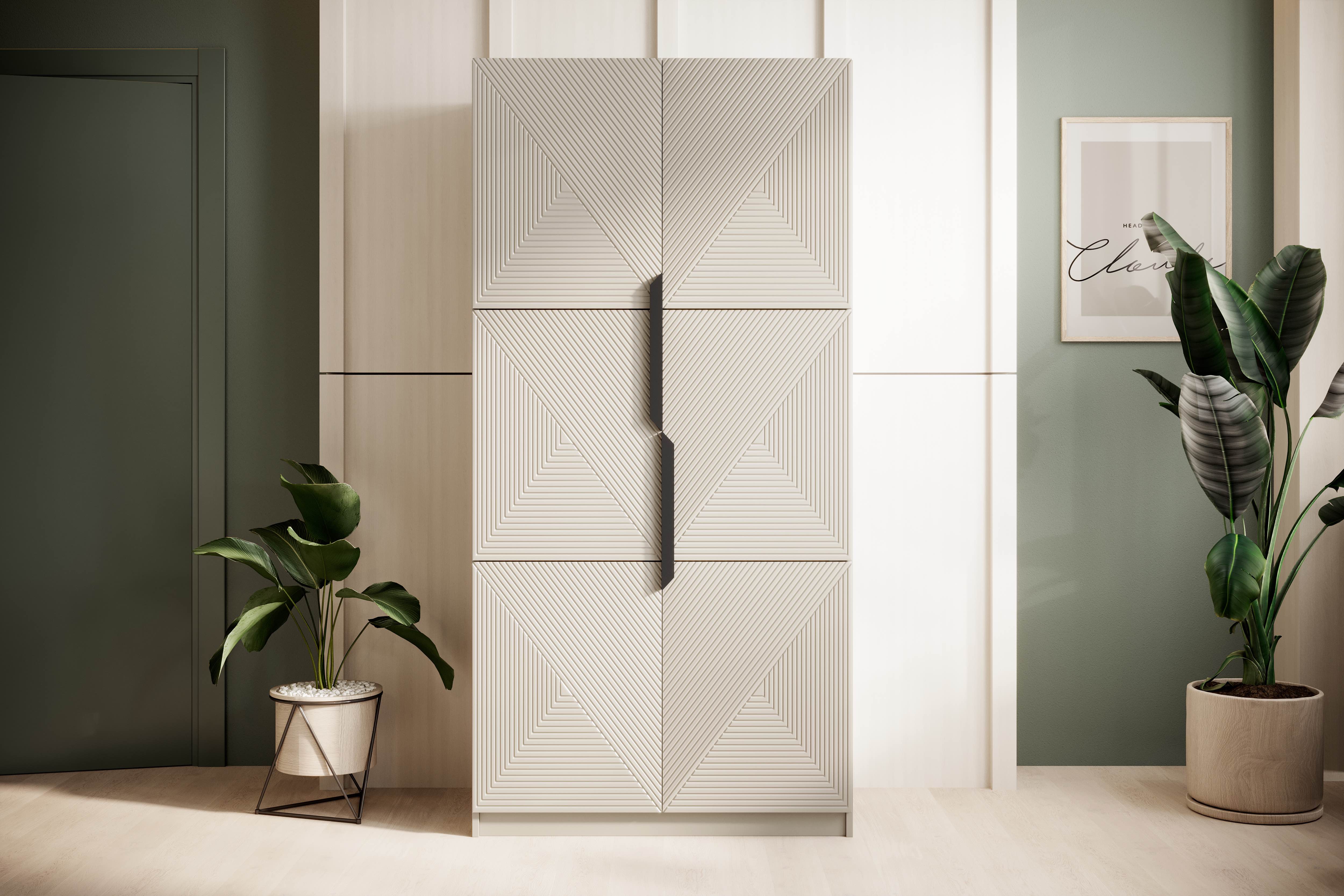 Kleiderschrank beige Asha