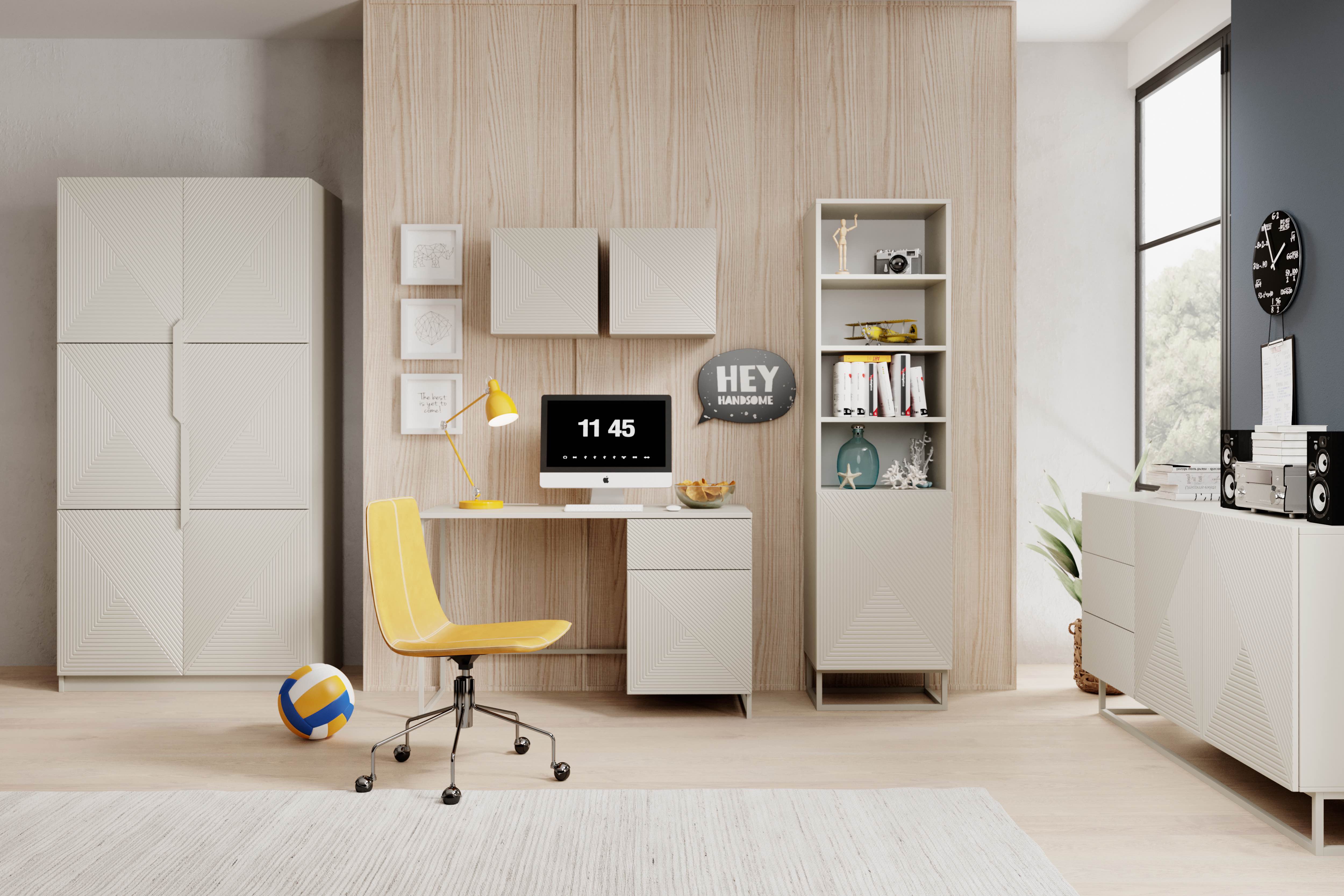 Kleiderschrank beige Asha