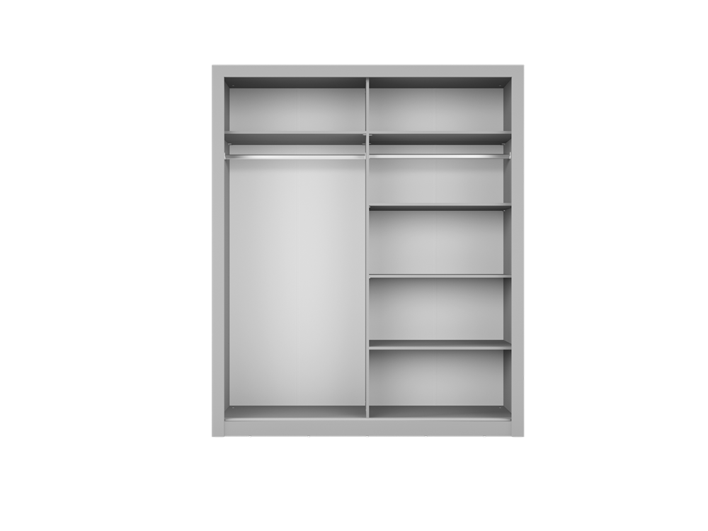 Kleiderschrank grau AR-03