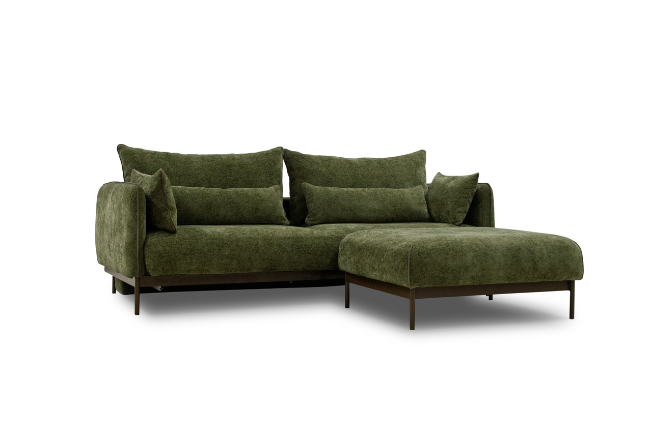 Schlafsofa Solero mit Polsterhocker