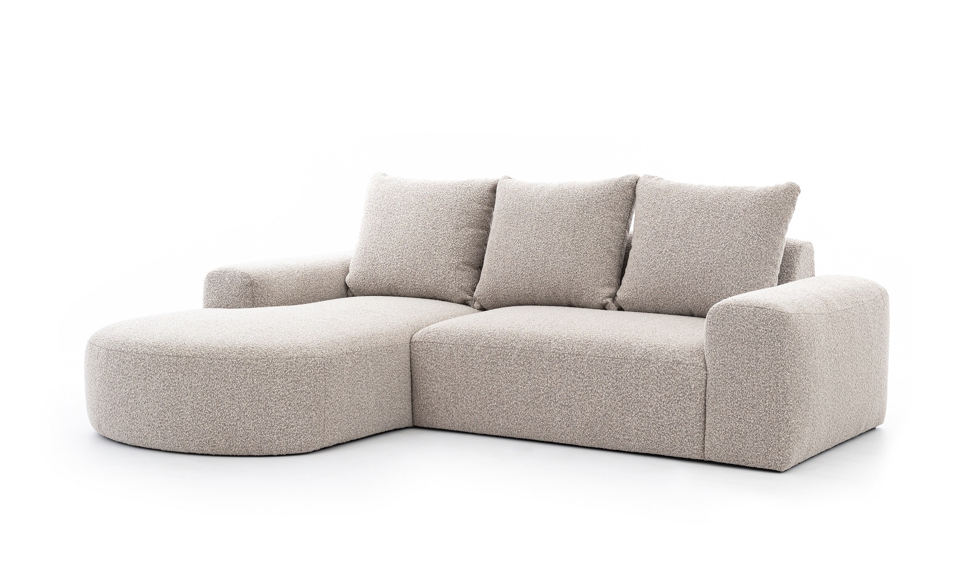 Sofa L-Form modern Art beige 