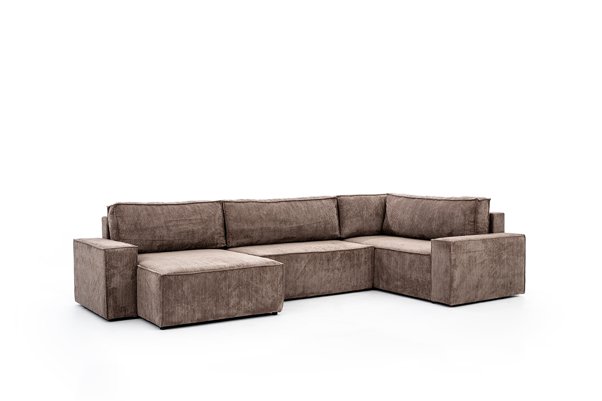 u sofa mit bett taupe