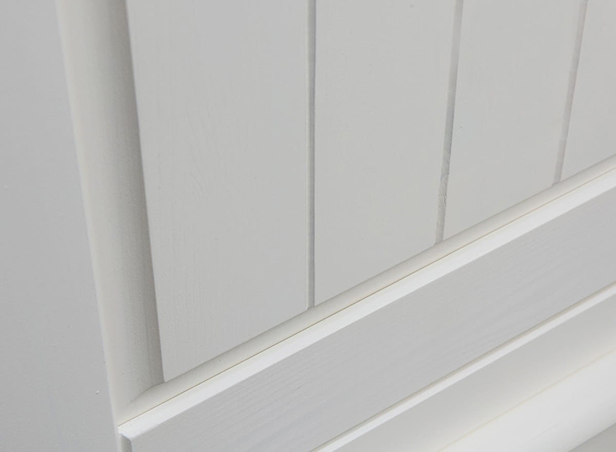 Sideboard weiß Holz »Belluno3.2« - Kranz nussbaumfarbig