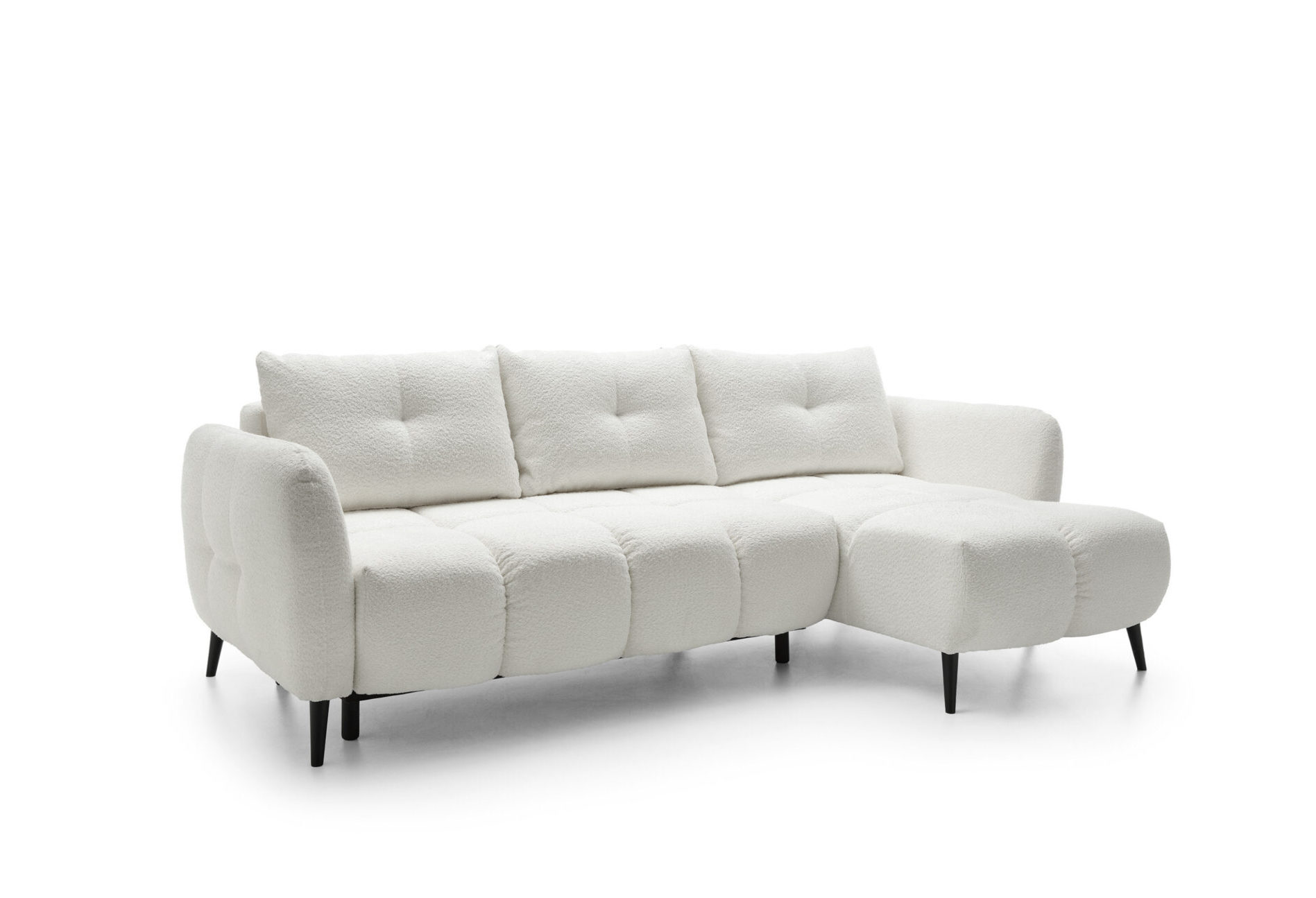 Ecksofa mit Schlaffunktion & Bettkasten Alpa