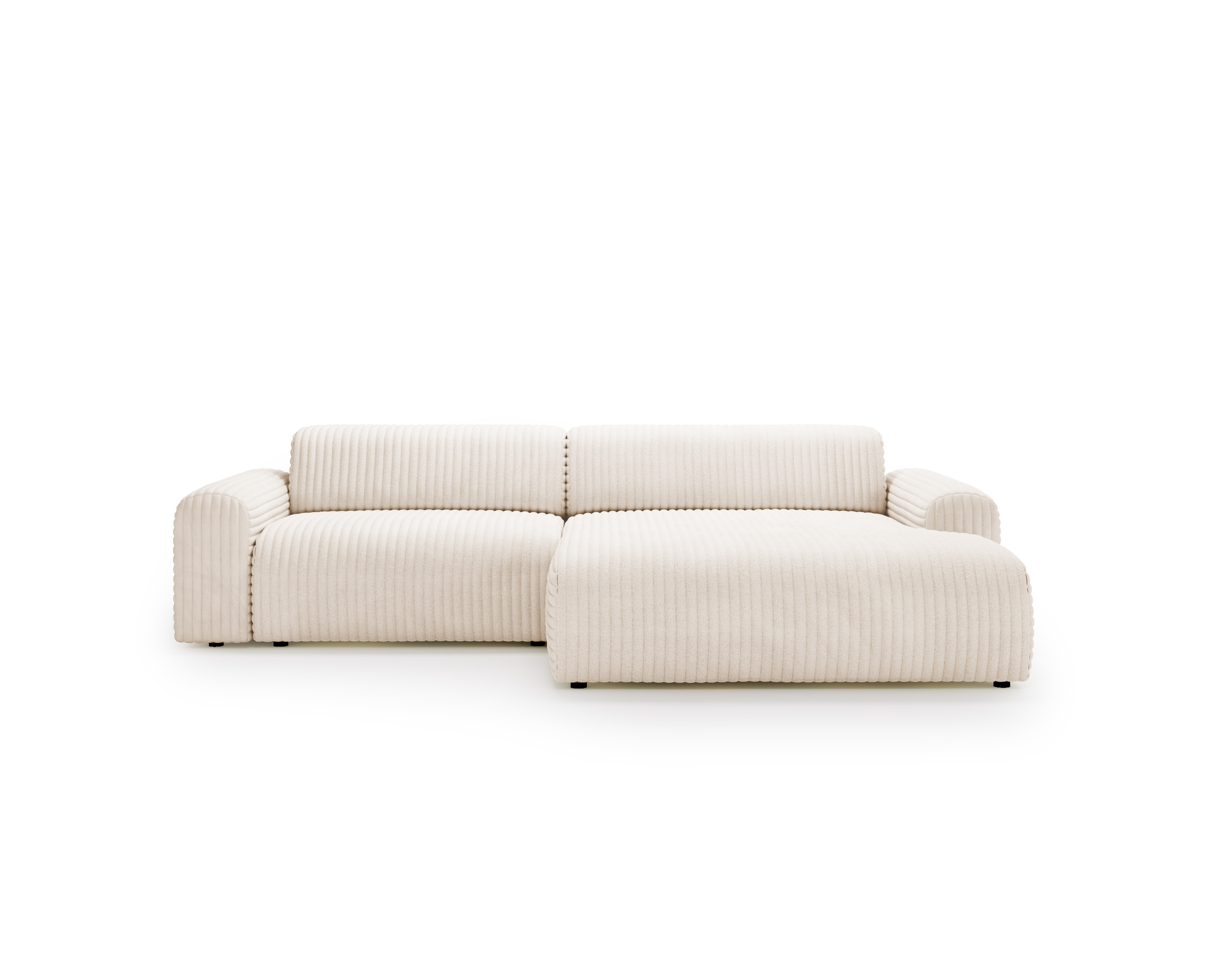 Cord Ecksofa beige Cord Sofa beige