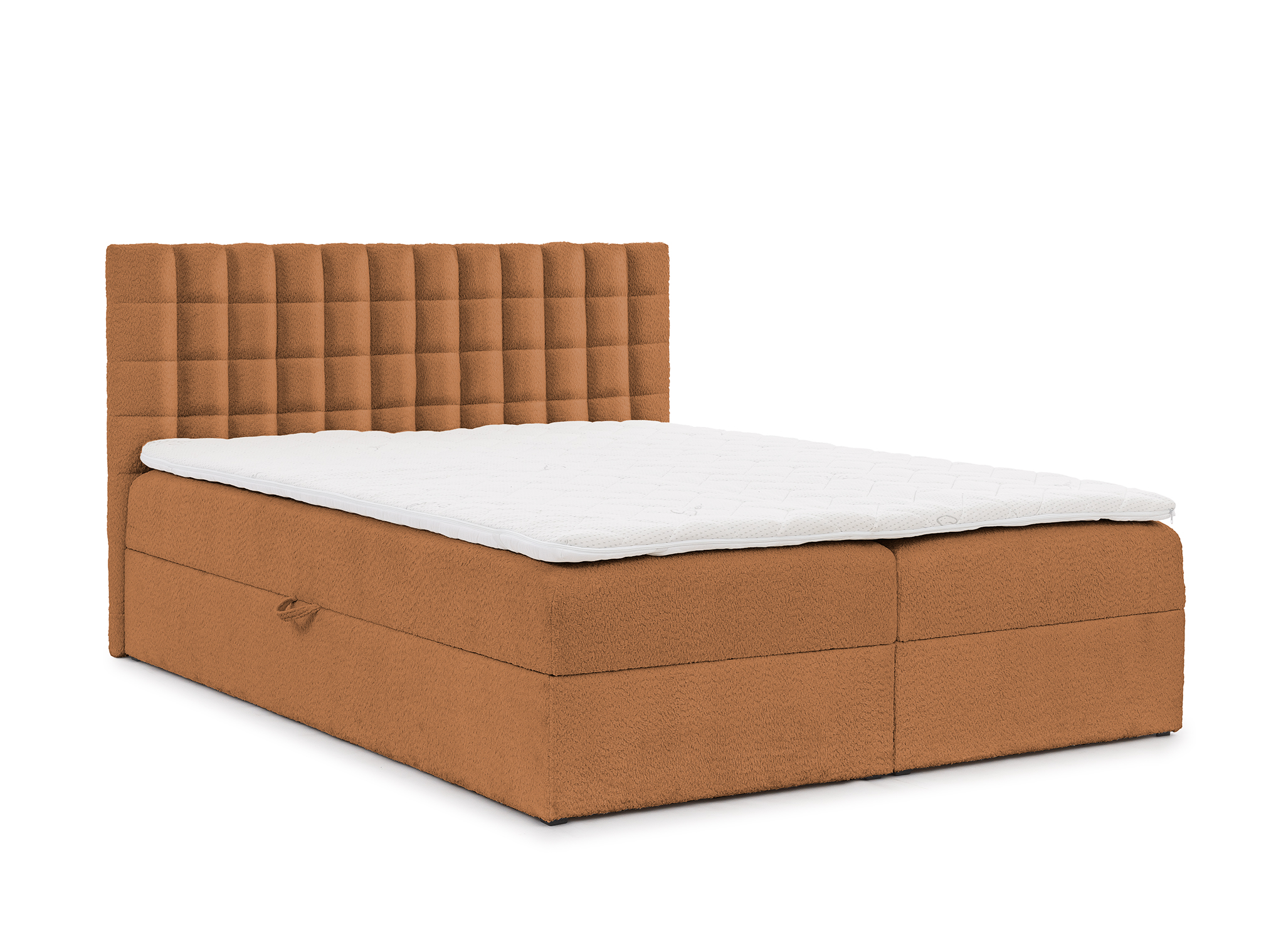 Boxspringbett 140x200 Figo mit Bettkasten gold