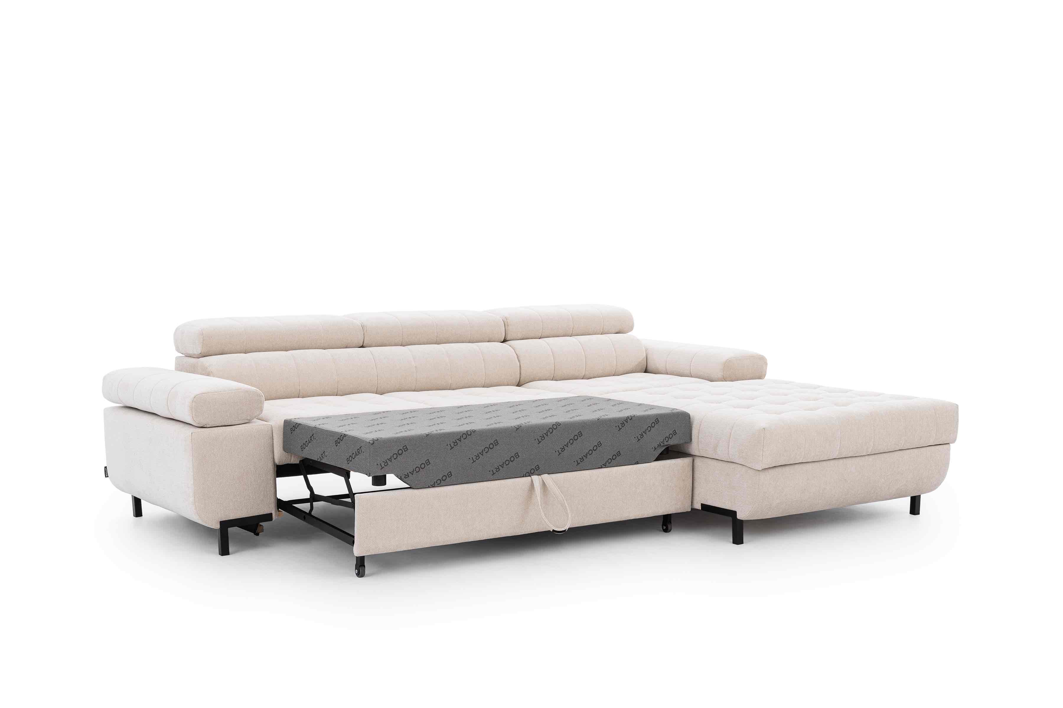 Ecksofa mit Schlaffunktion & Bettkasten Romeo mini