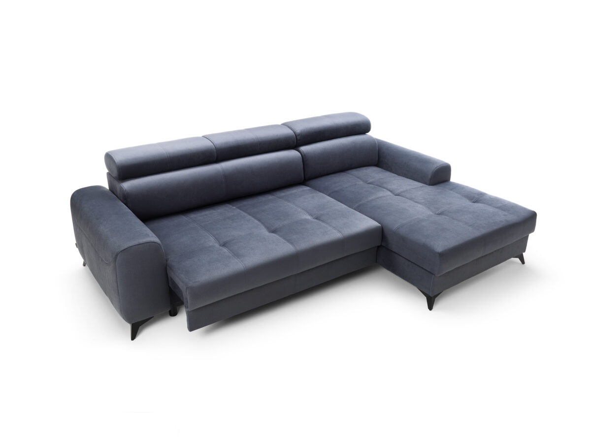 Sofa L-Form Modina - mit elektrischer Sitztiefenverstellung