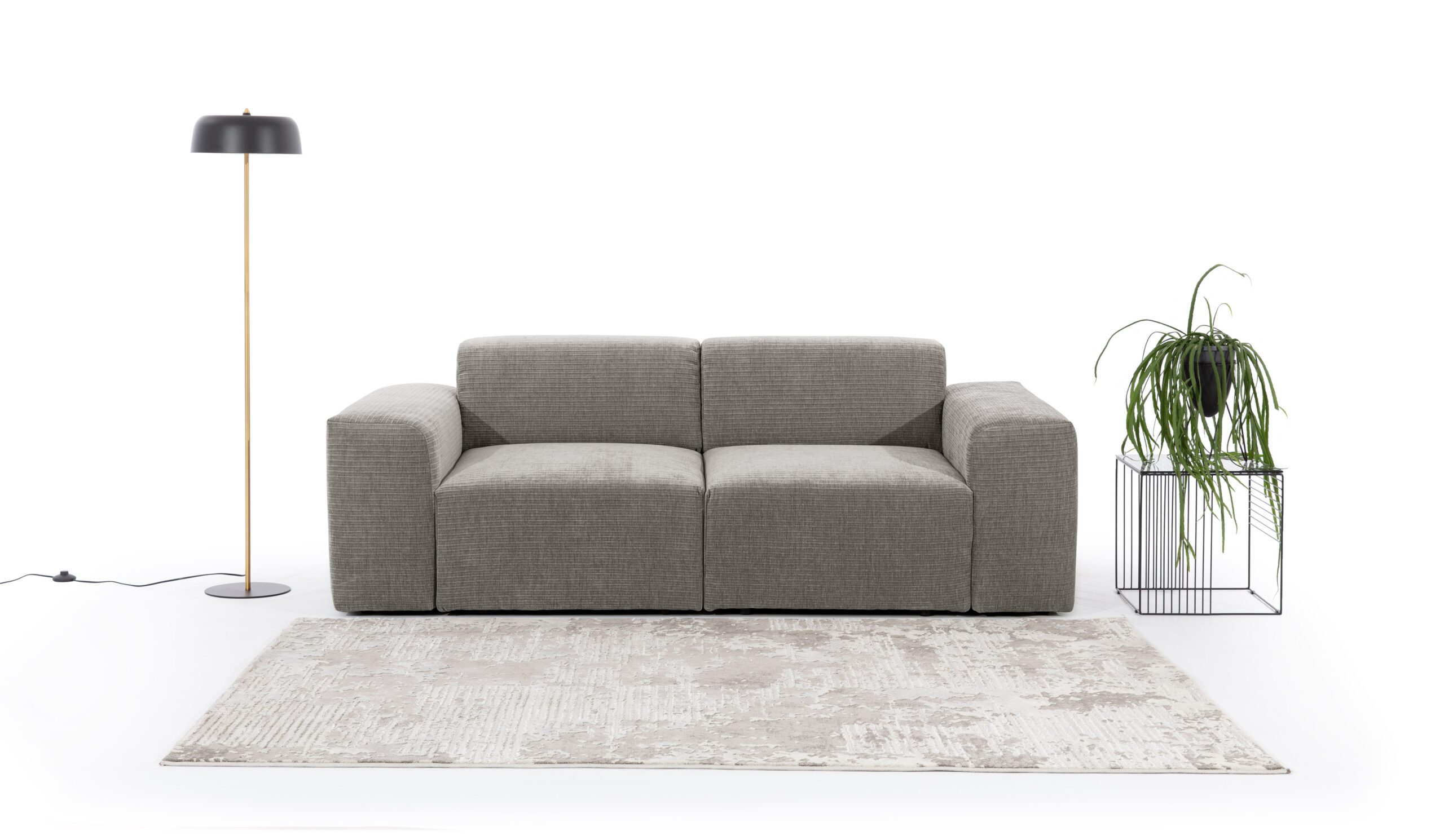Sofa minimalistisch taupe Zeus