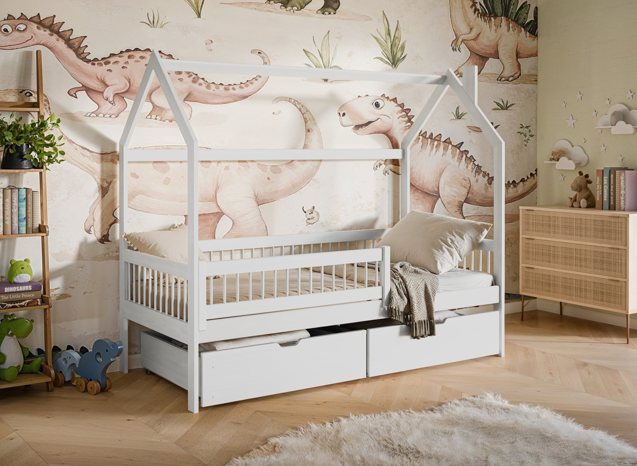 Hausbett Oskar 90 Hausbett Oskar 90 mit Schubladen